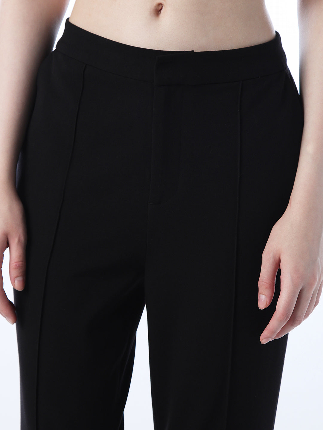 Flared Pintuck Pants