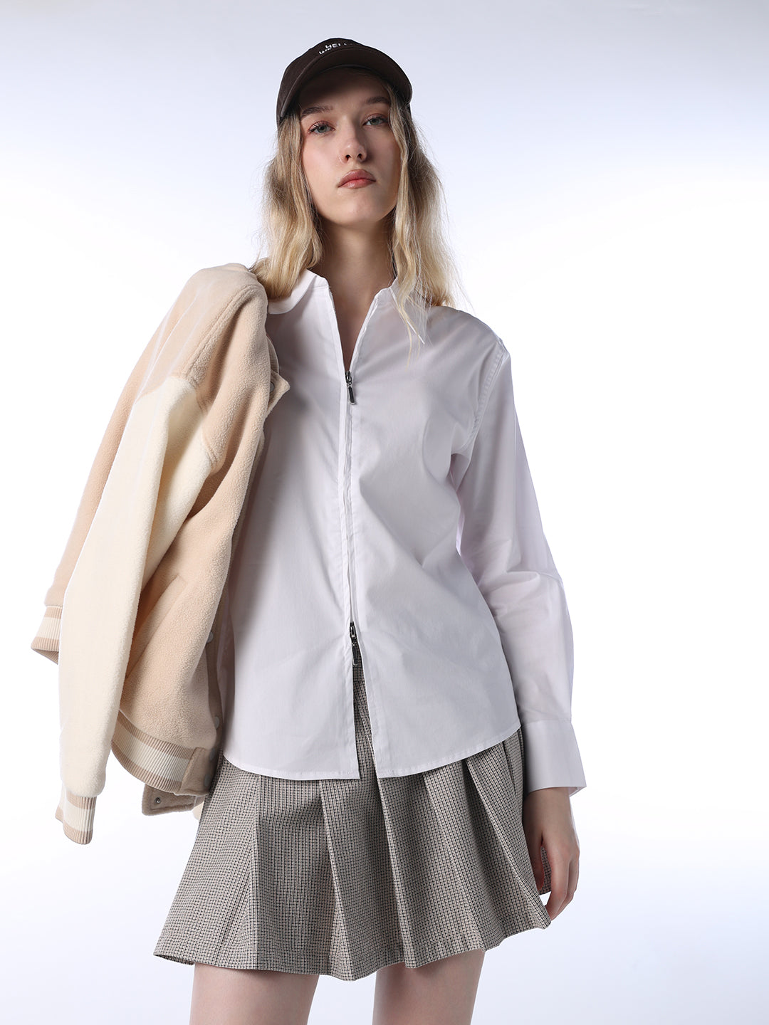 Slim Fit Zipped Shirt