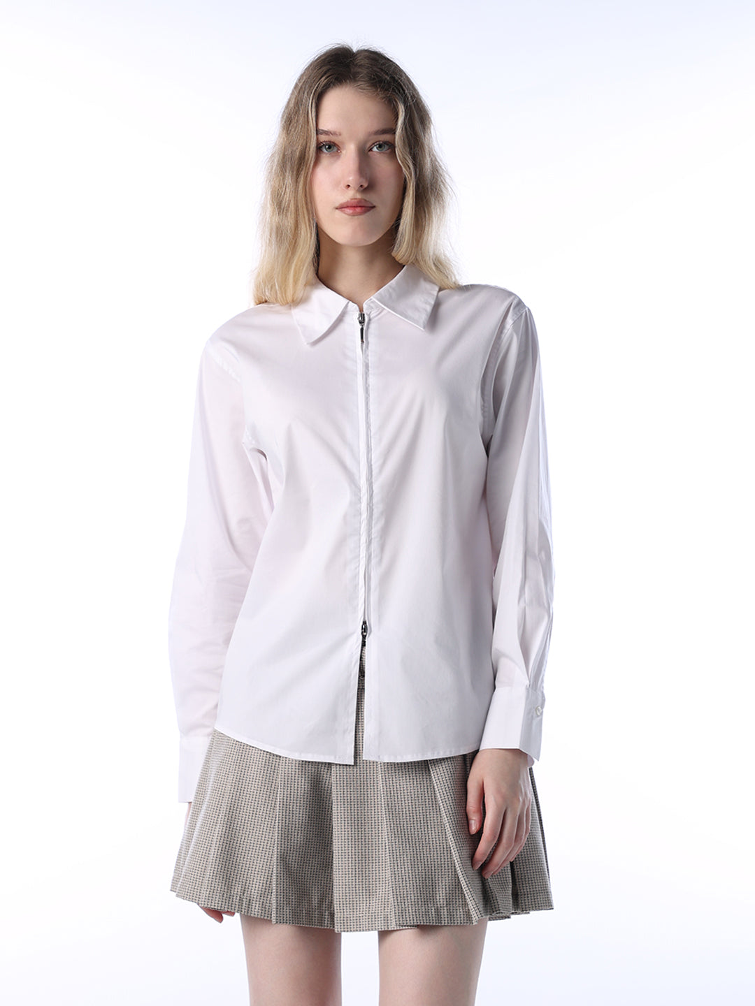 Slim Fit Zipped Shirt