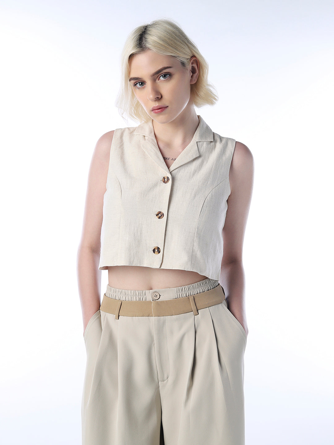 Cropped Waistcoat