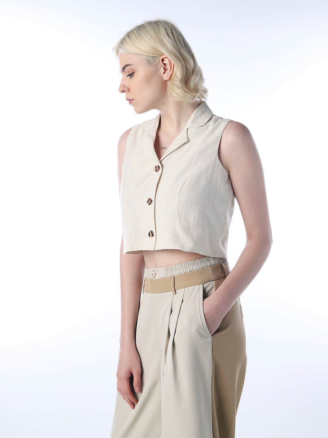 Cropped Waistcoat