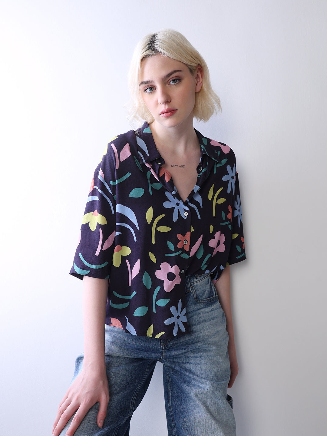 Printed Viscose Shirt