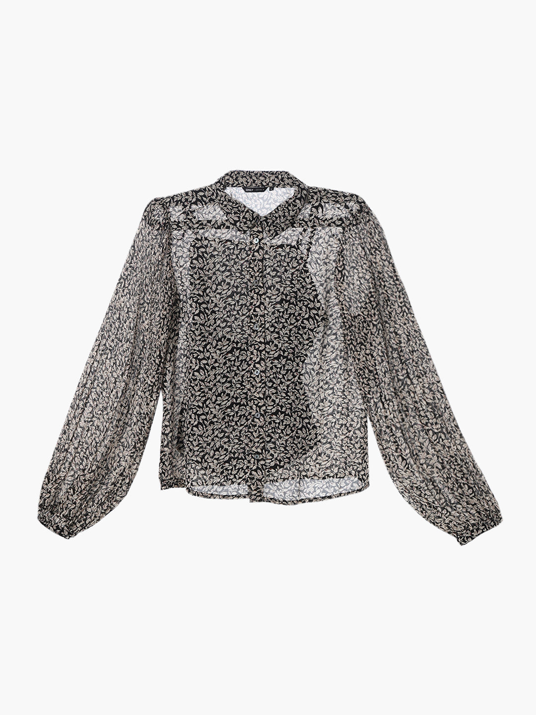 Plisse Printed Shirt