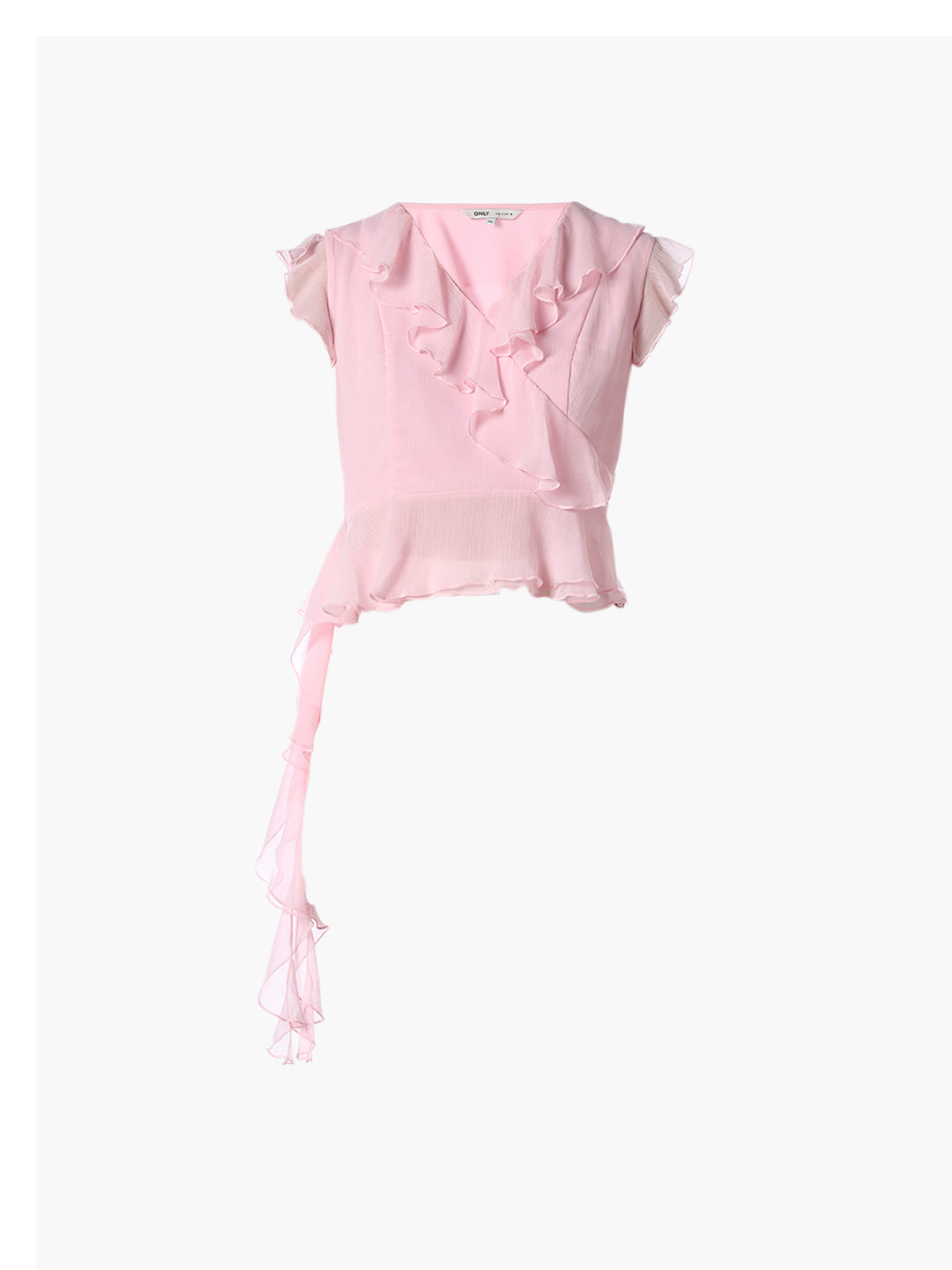 Frill Detail Top - Pink