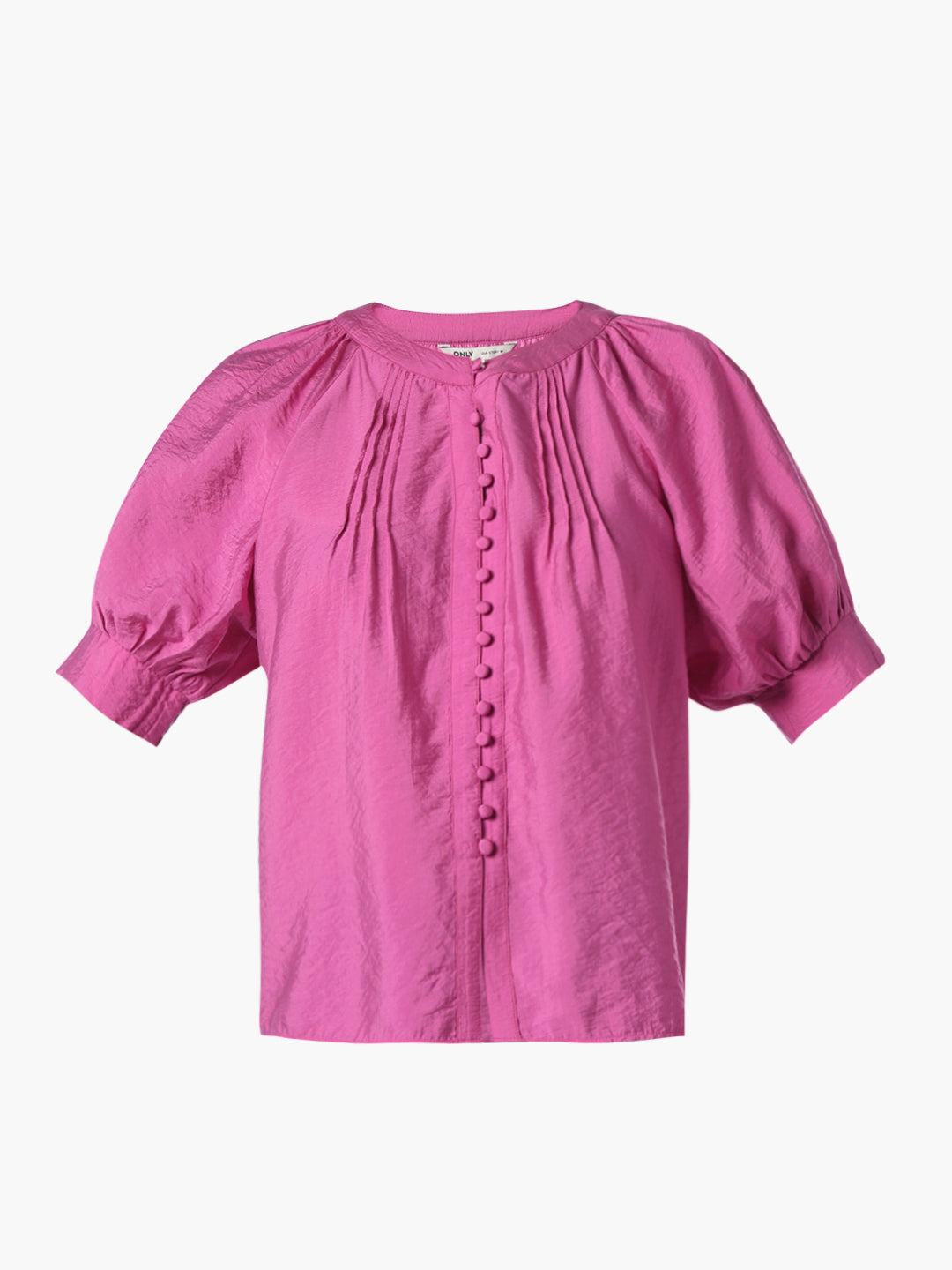 Purple Puff Sleeves Top