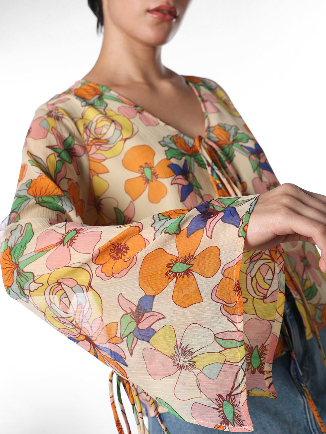 Multi-Colour Floral Top