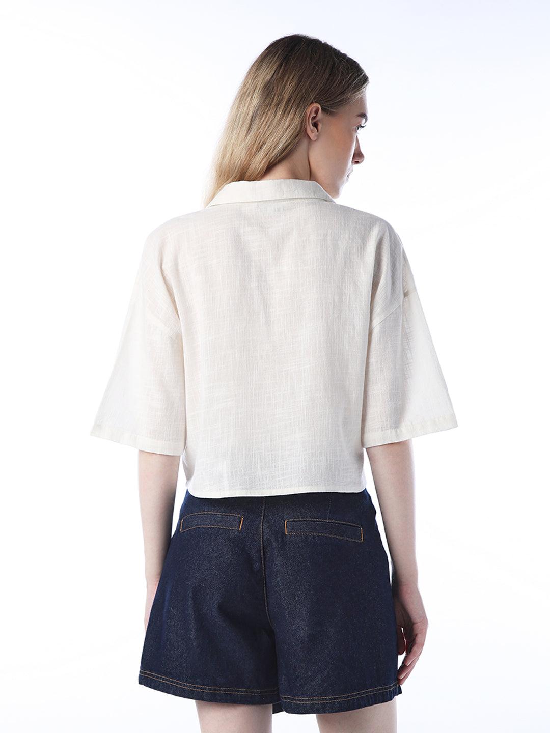 Embroidered Cotton Shirt