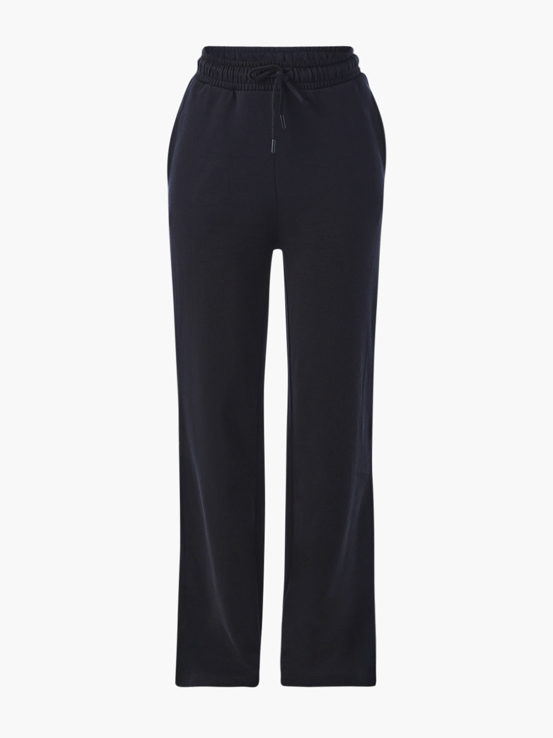 Flared Cotton Sweatpants - Black