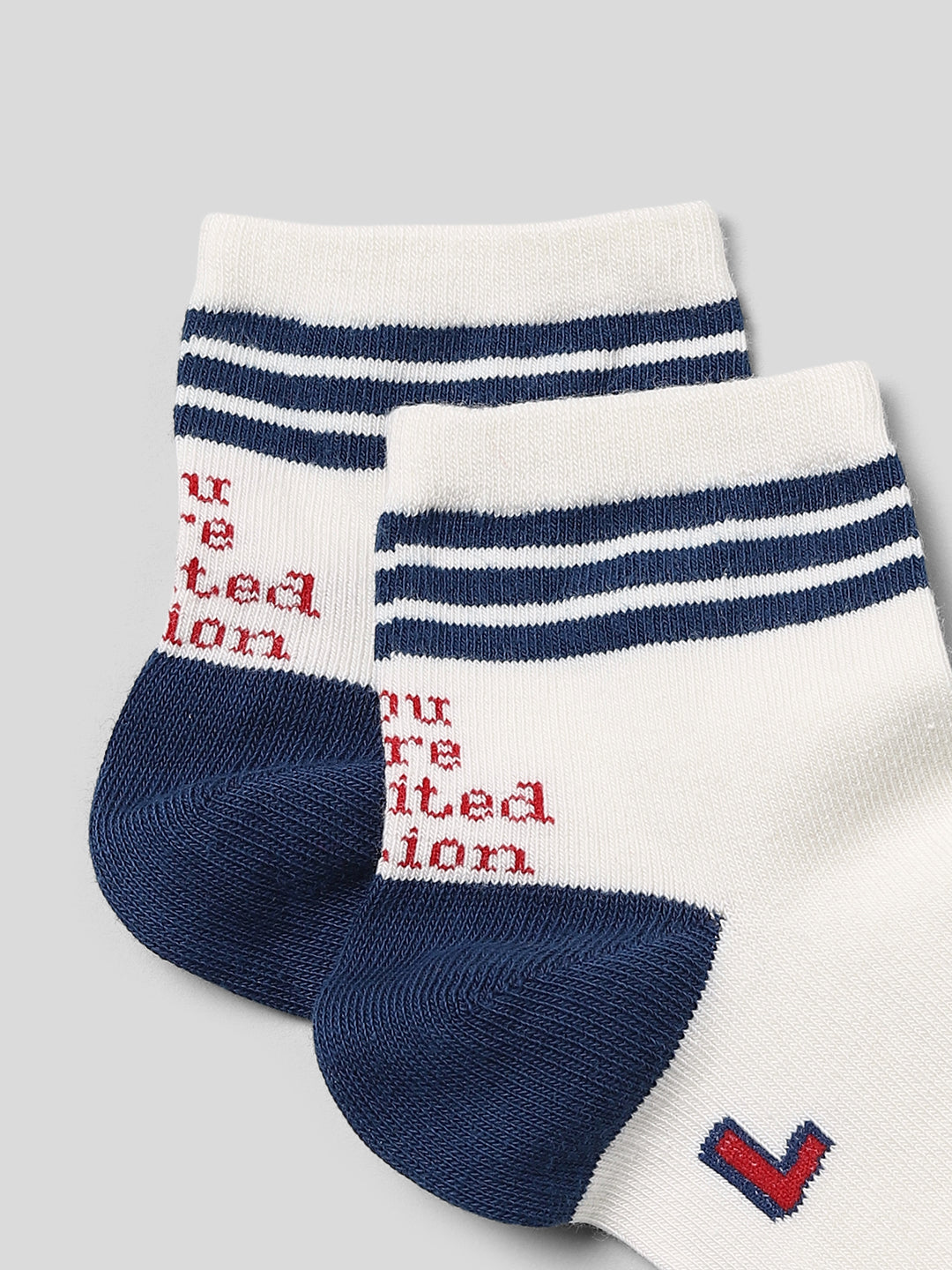 Pack of 3 Printed Socks - Blue