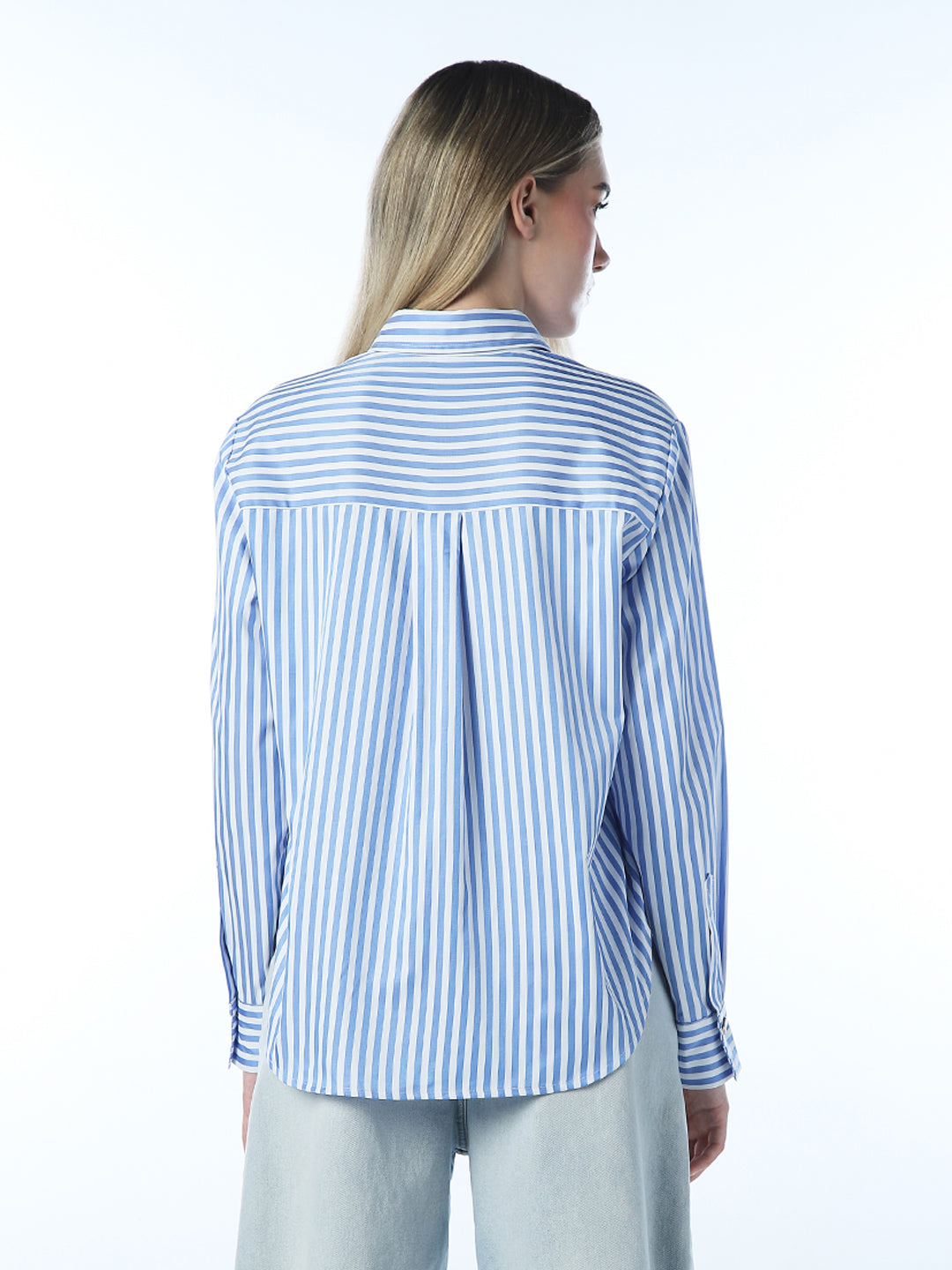 Striped Satin Shirt