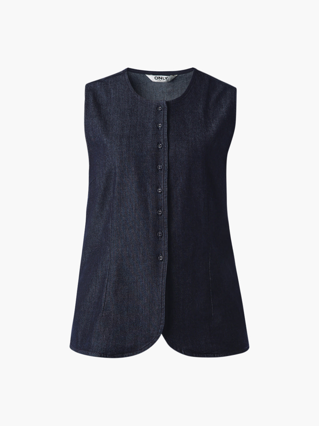 Denim Sleeveless Waistcoat