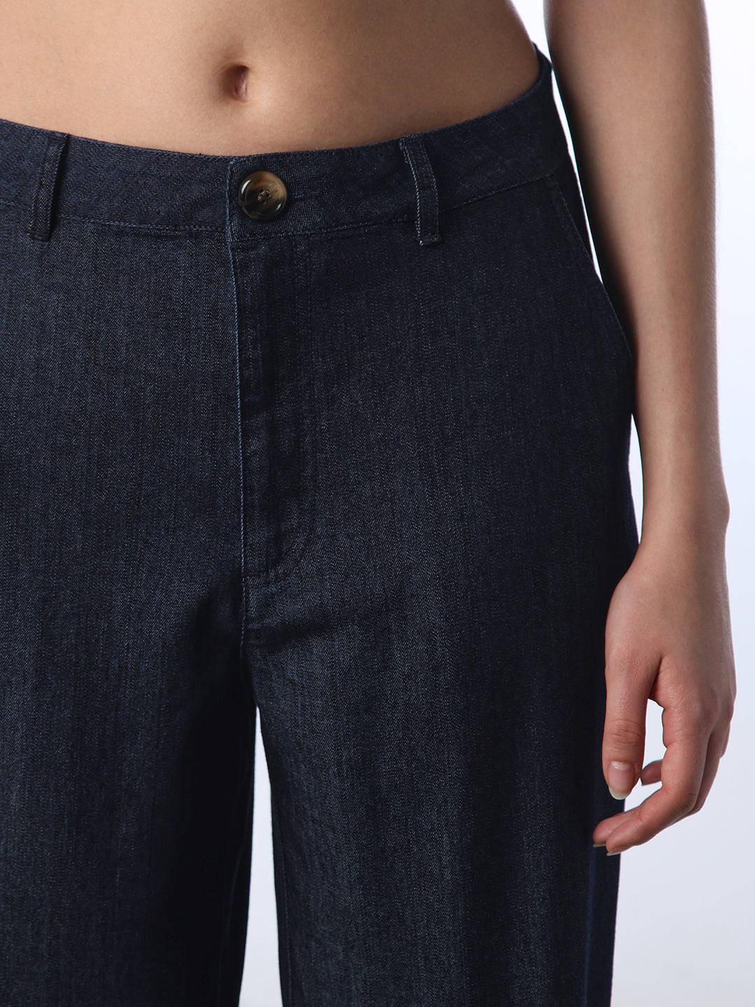 Dark Blue Straight Fit Jeans