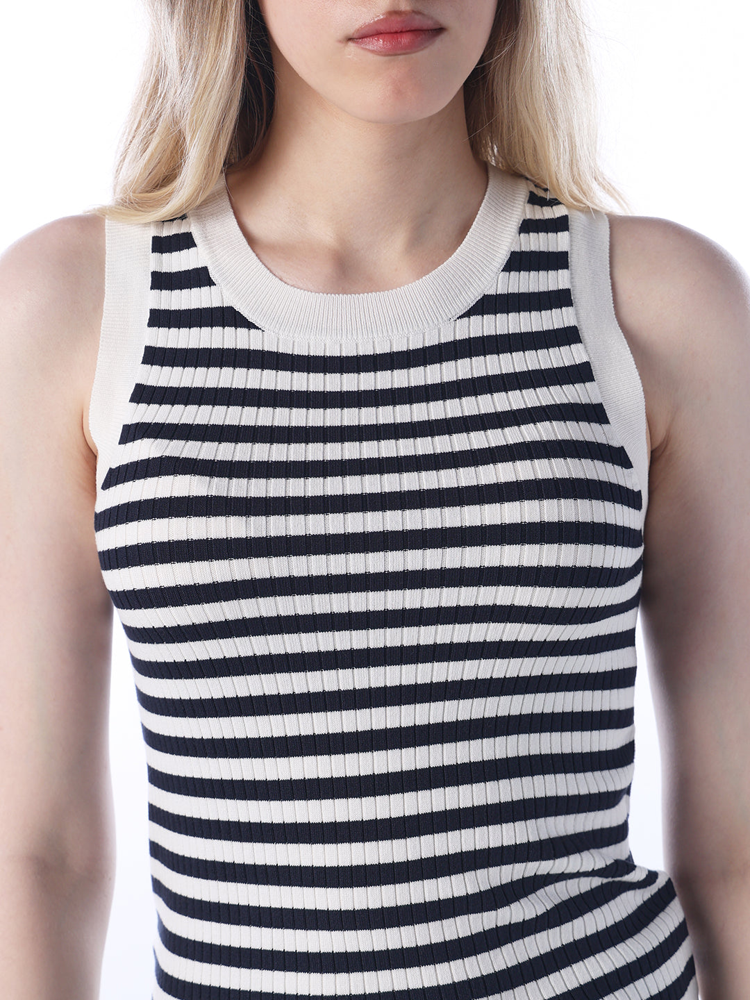Striped Ribbed Tank Top