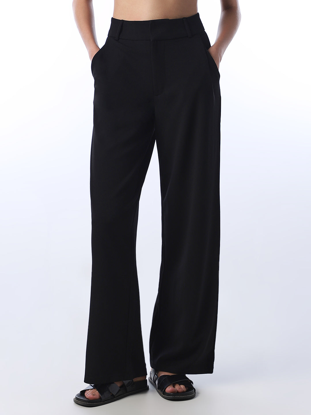 Tailored Wide Leg Pants