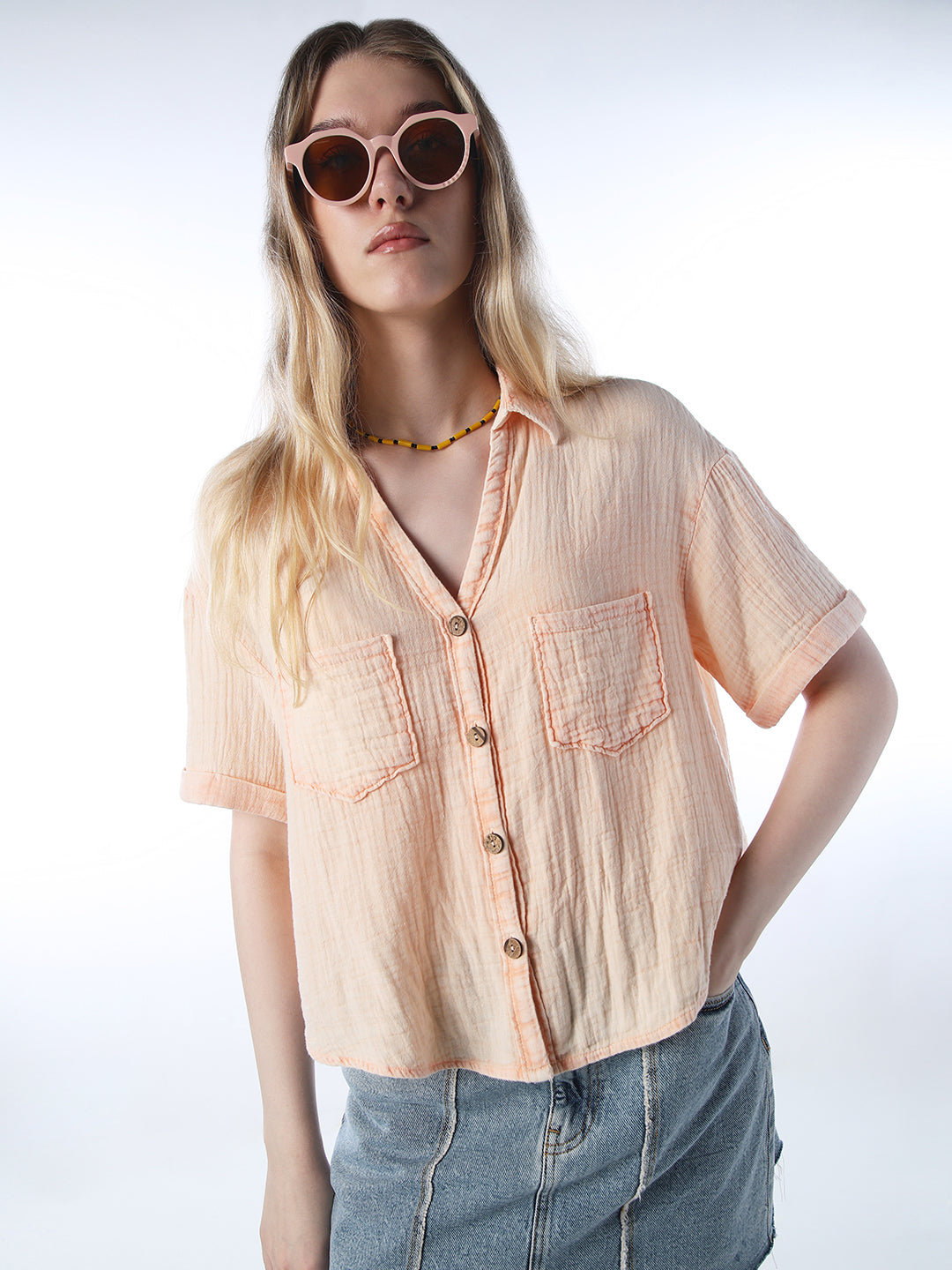 Vintage Washed Cotton Shirt