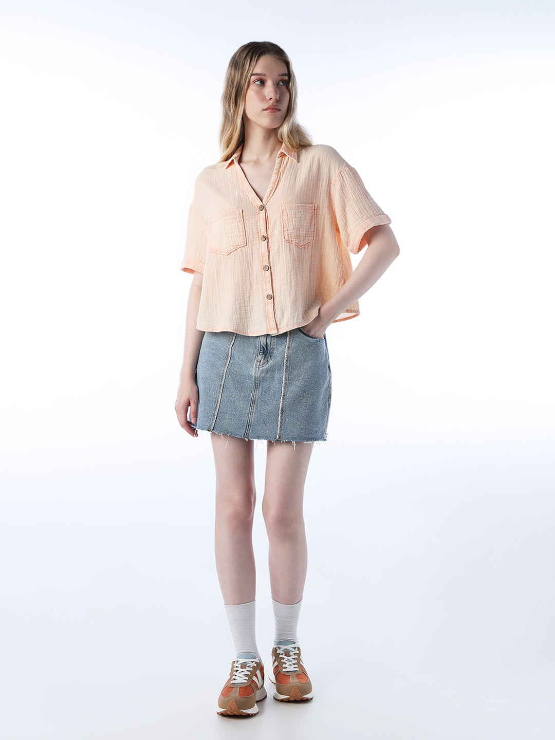 Vintage Washed Cotton Shirt