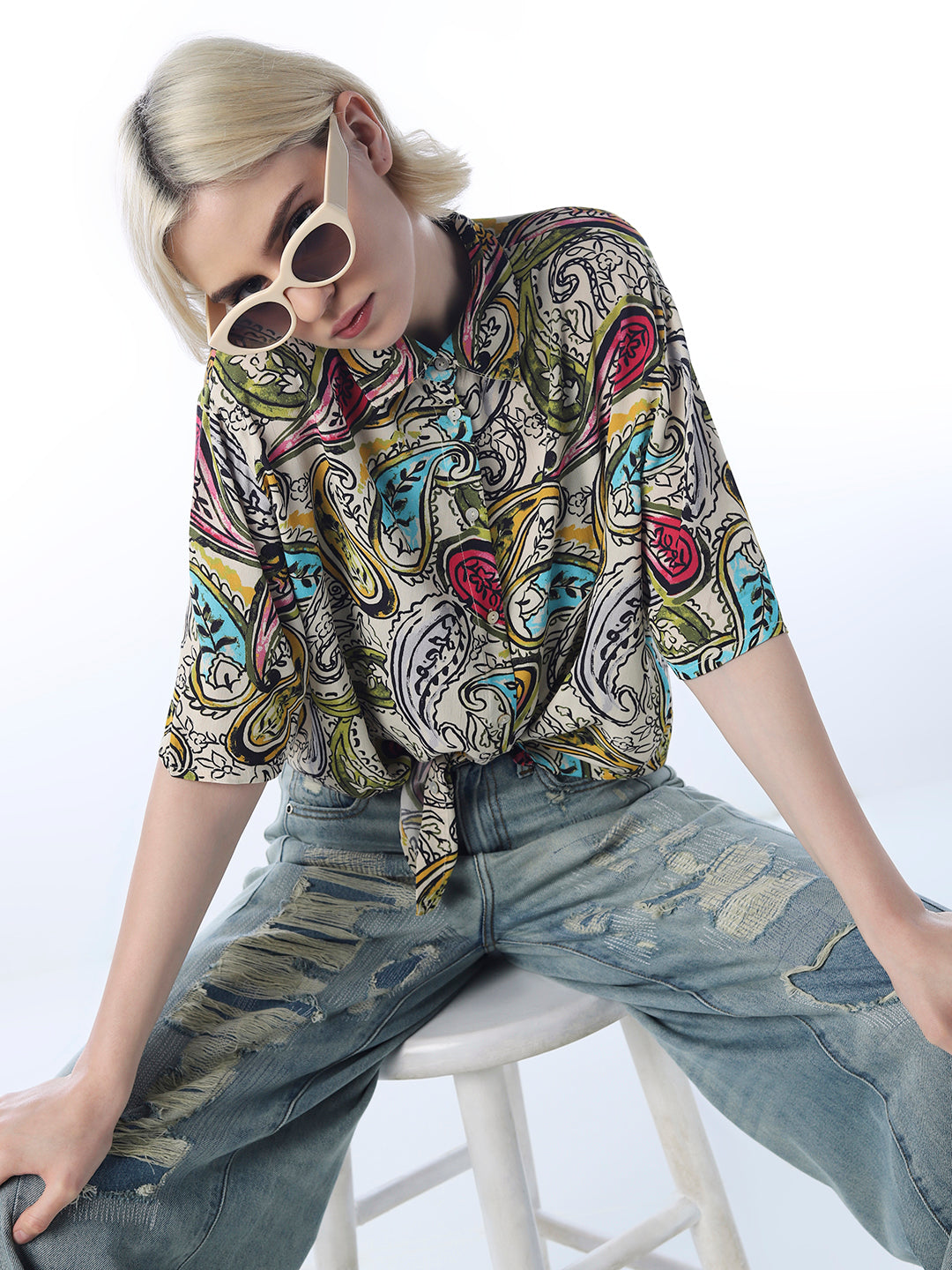 Printed Resort Collar Shirt