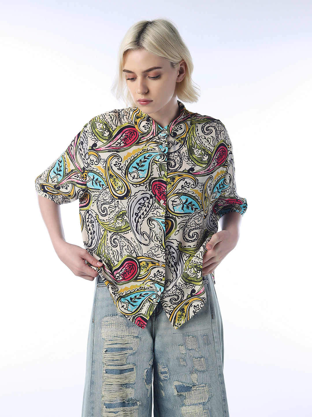Printed Resort Collar Shirt