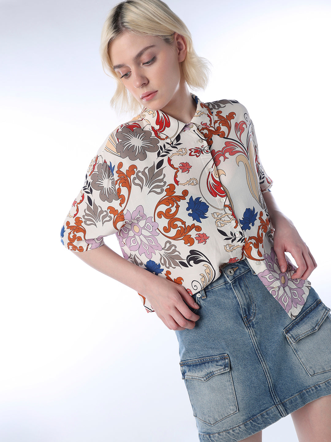 Printed Viscose Shirt