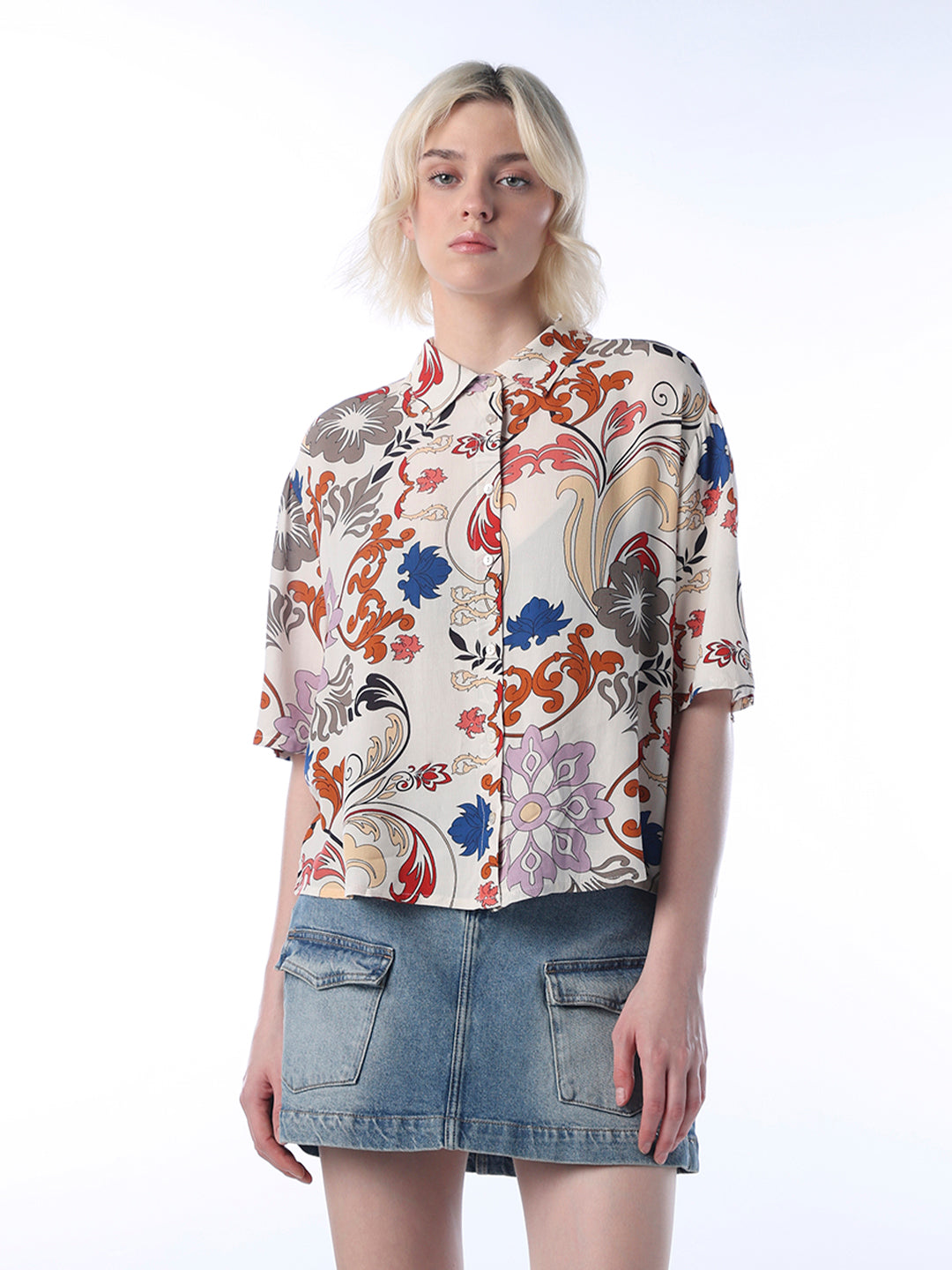 Printed Viscose Shirt