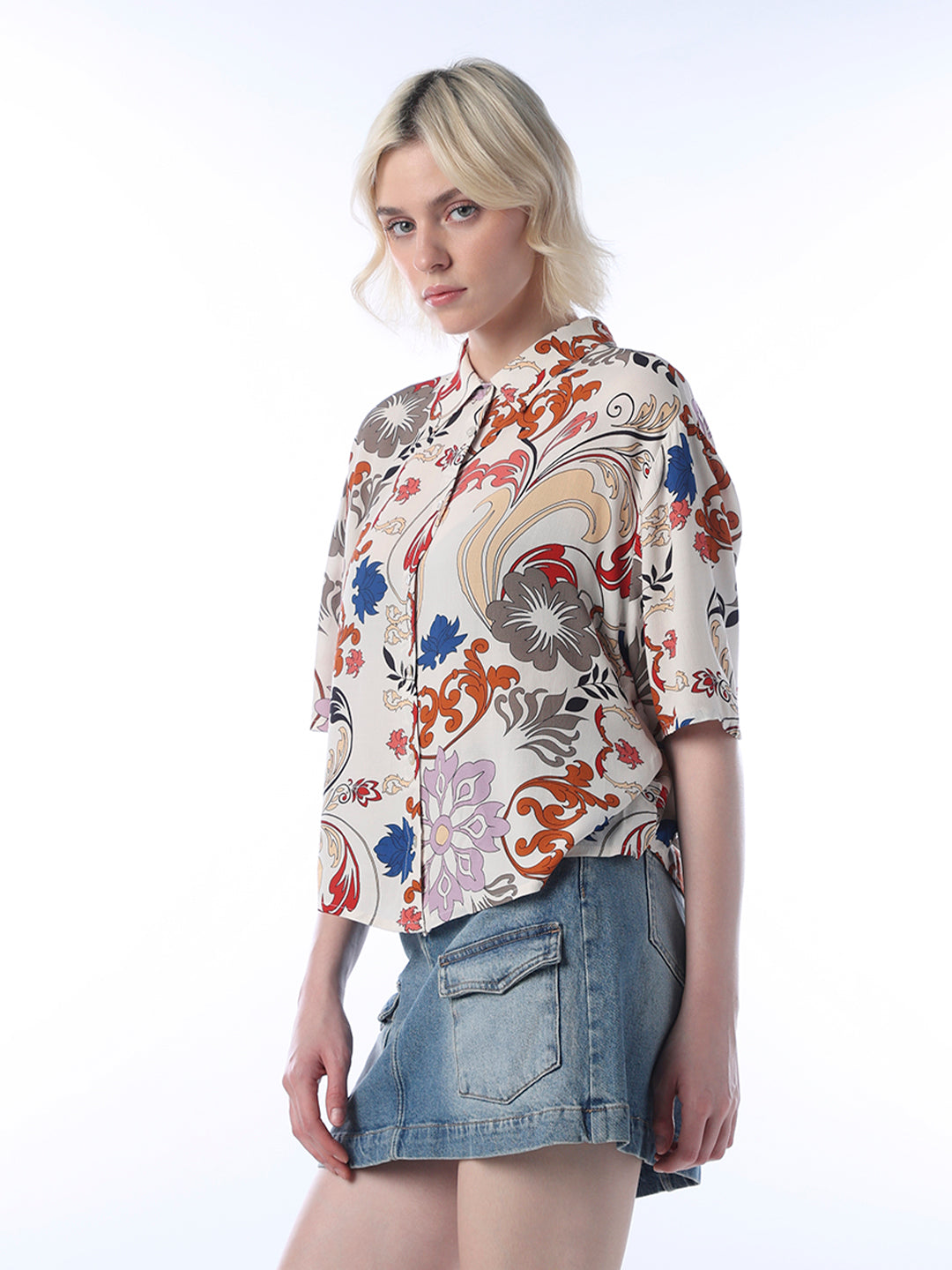 Printed Viscose Shirt