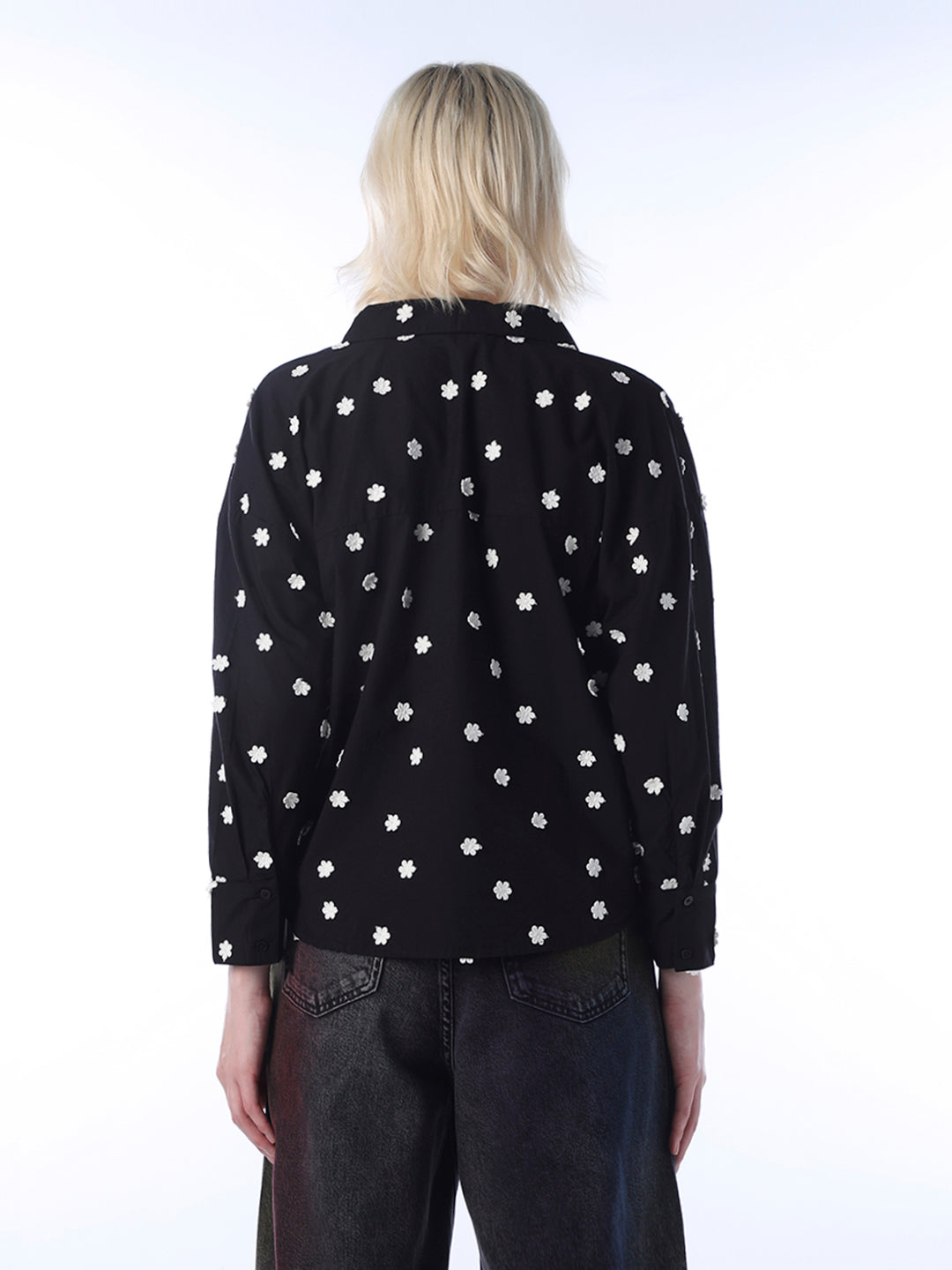 Appliqué Cotton Shirt