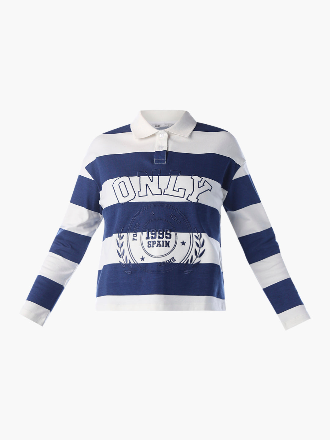 Embroidered Rugby Cotton T-shirt