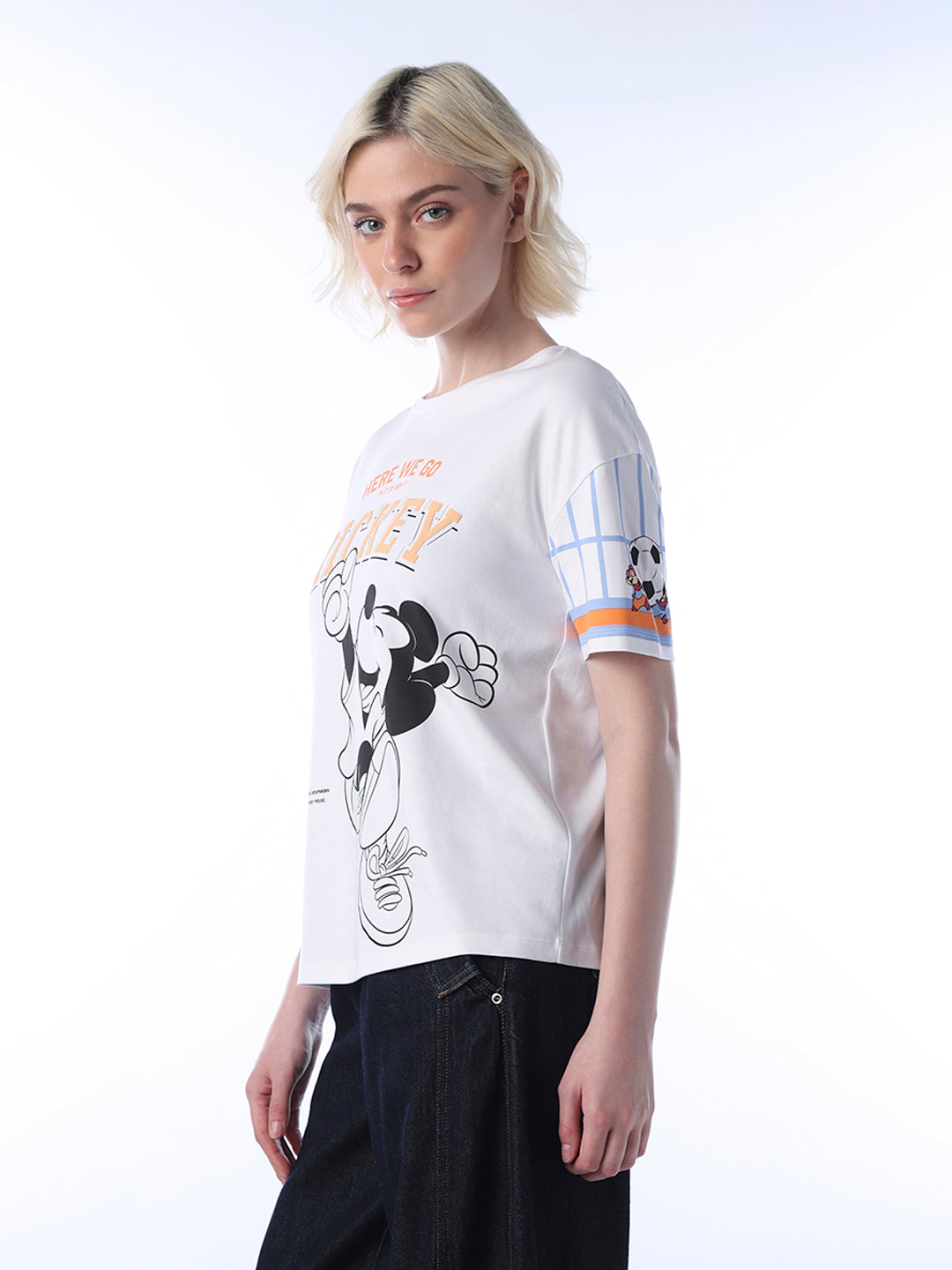 Mickey Mouse Printed T-shirt