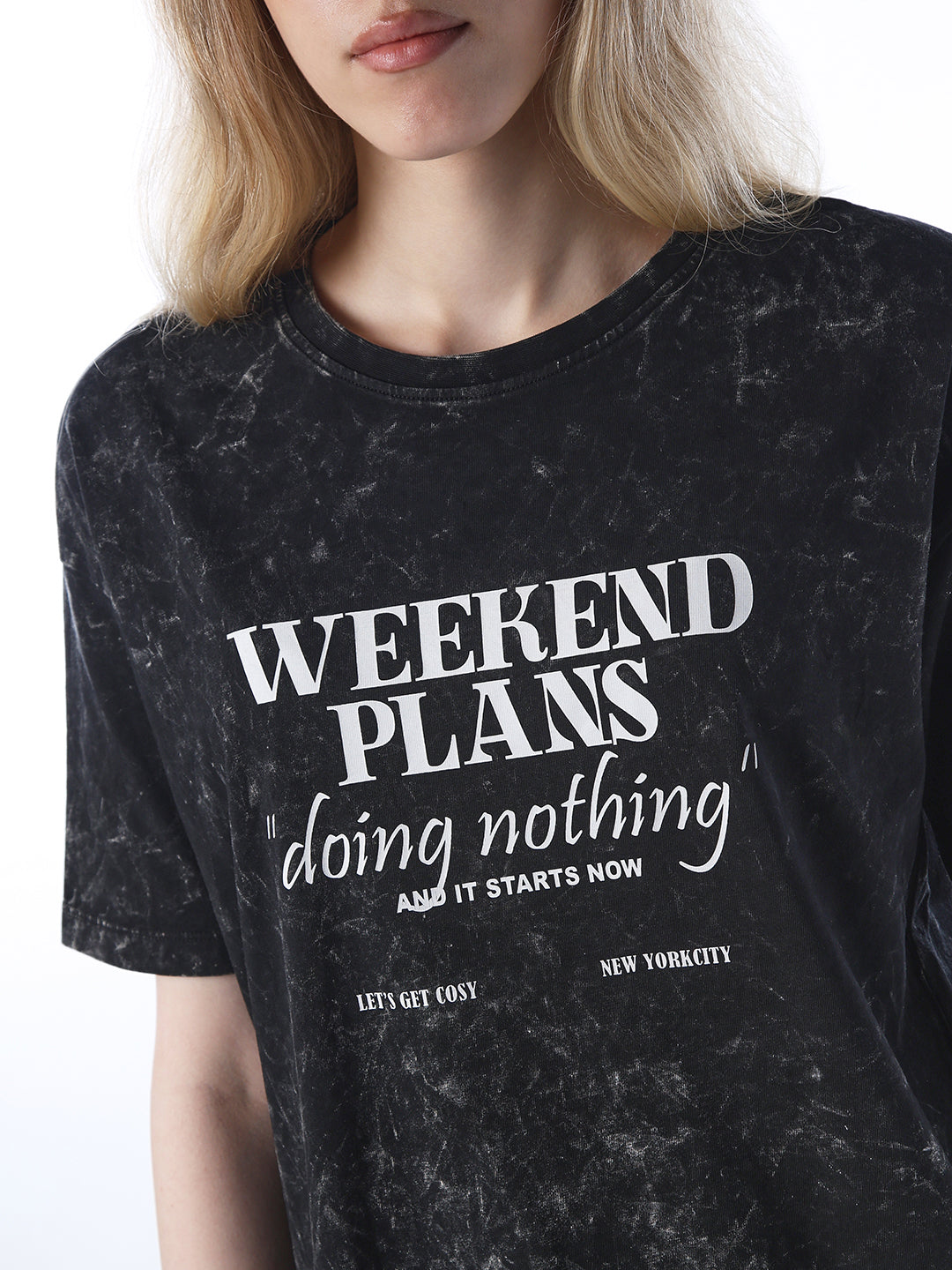 Vintage Washed Printed T-shirt