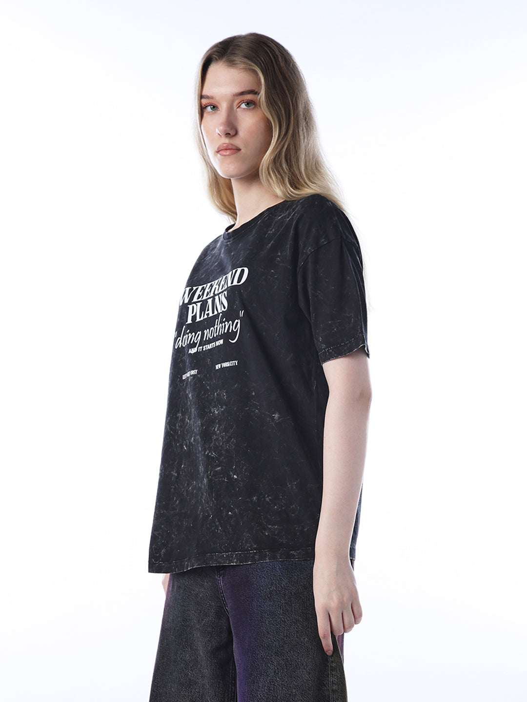 Vintage Washed Printed T-shirt