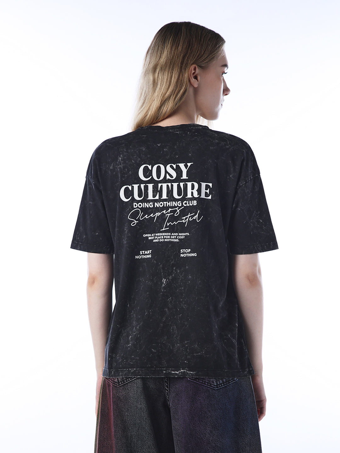 Vintage Washed Printed T-shirt