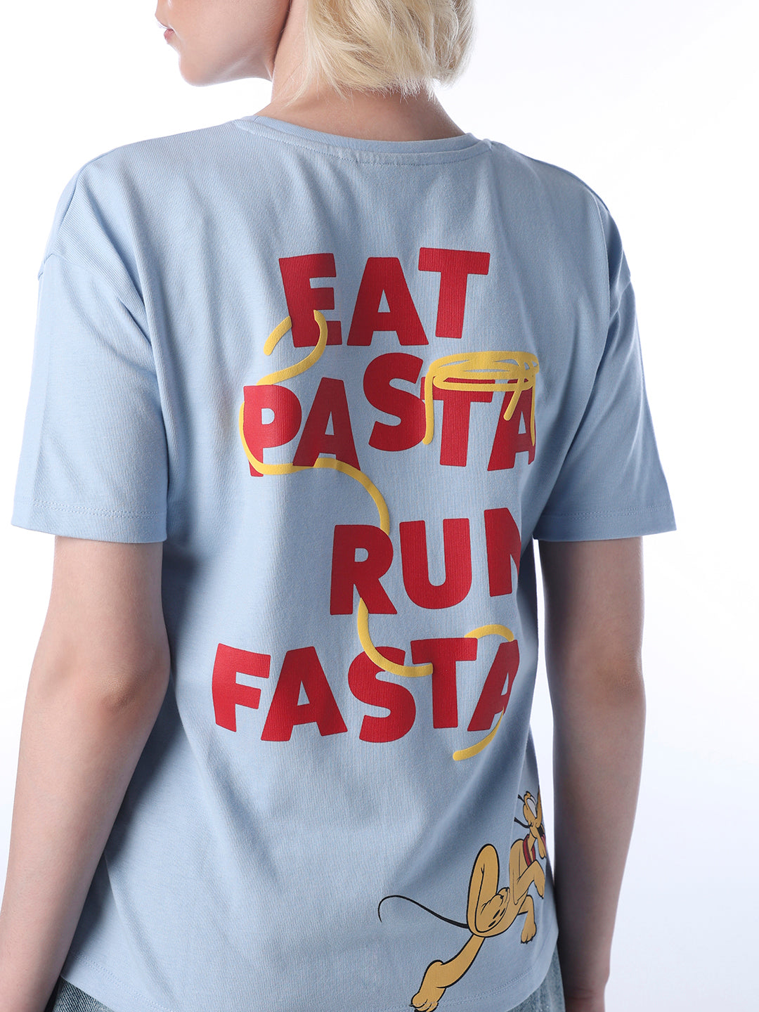 Printed Mickey Cotton T-shirt