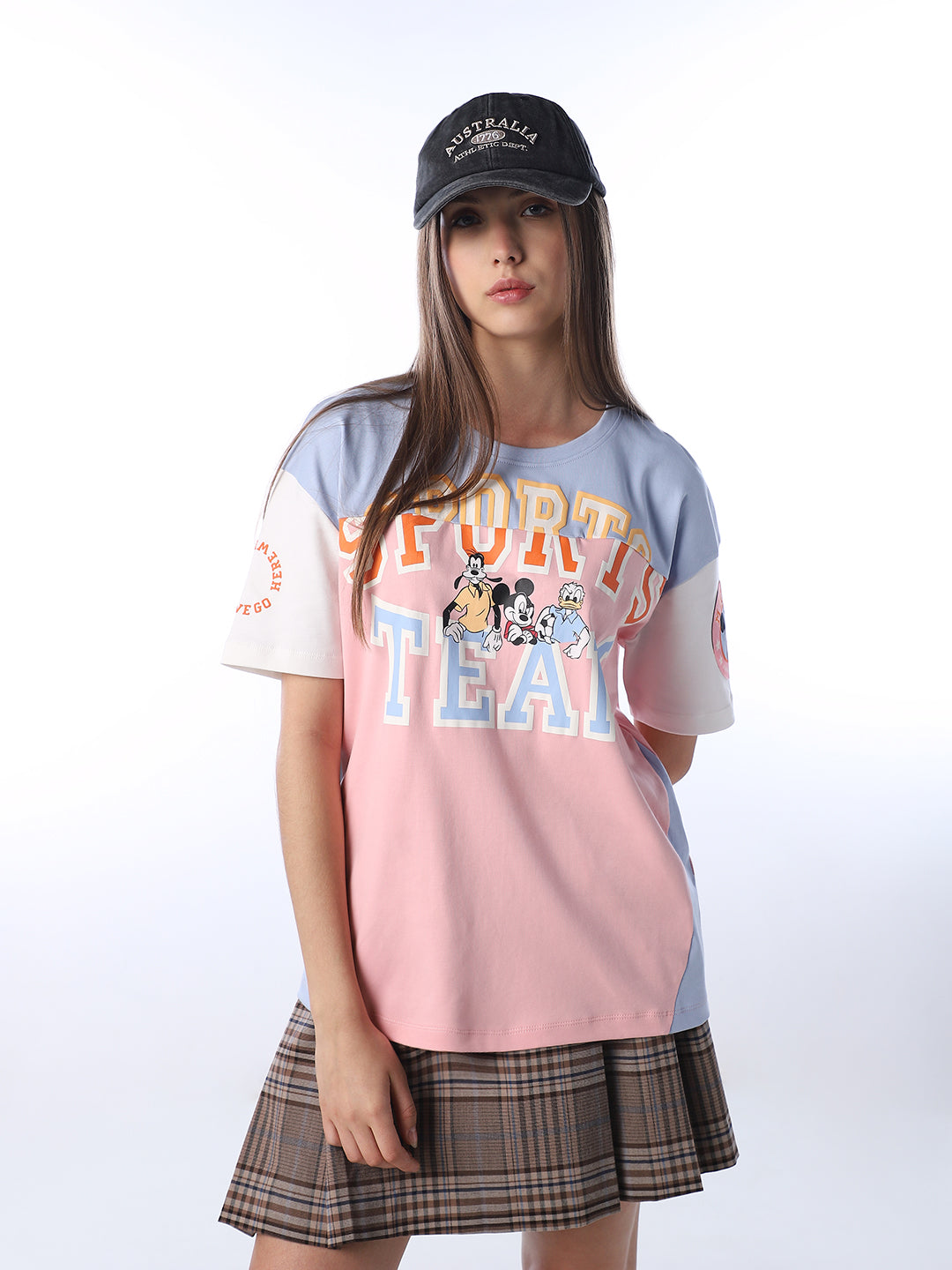 Mickey Mouse Colourblocked T-shirt