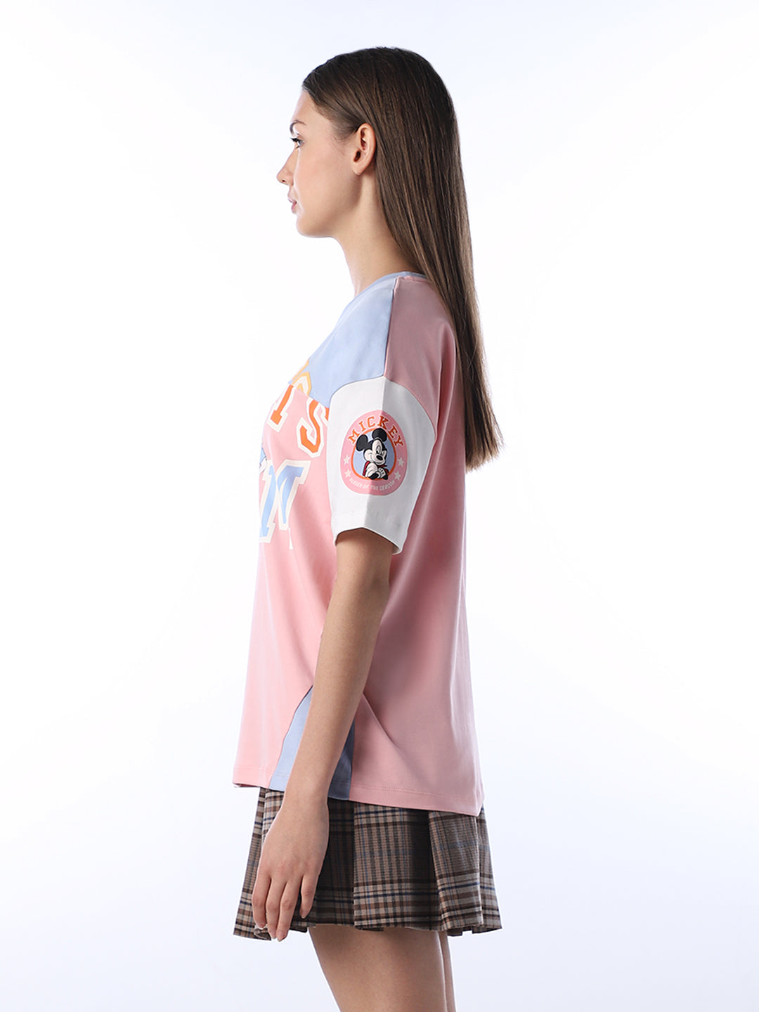 Mickey Mouse Colourblocked T-shirt