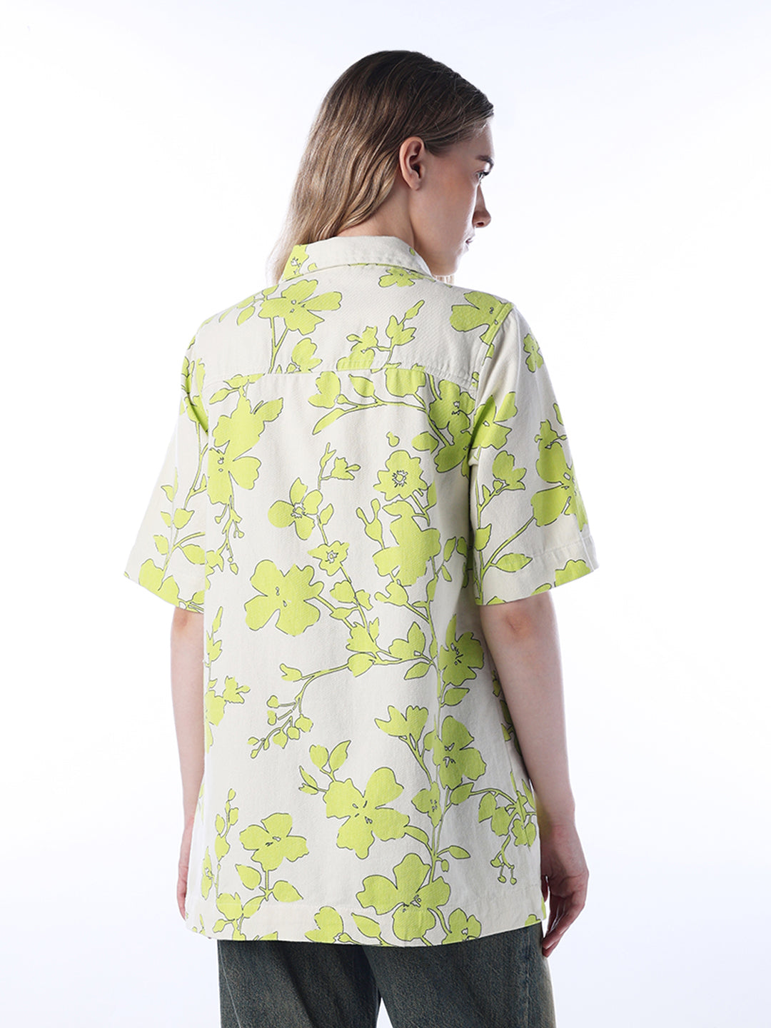 Printed Long Cotton Shirt