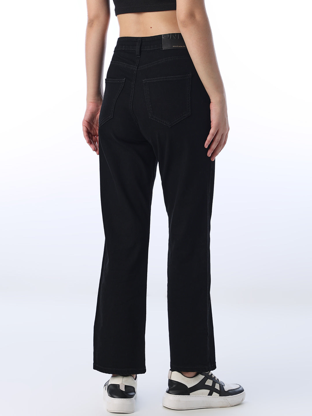 High Rise Troy Straight Fit Jeans