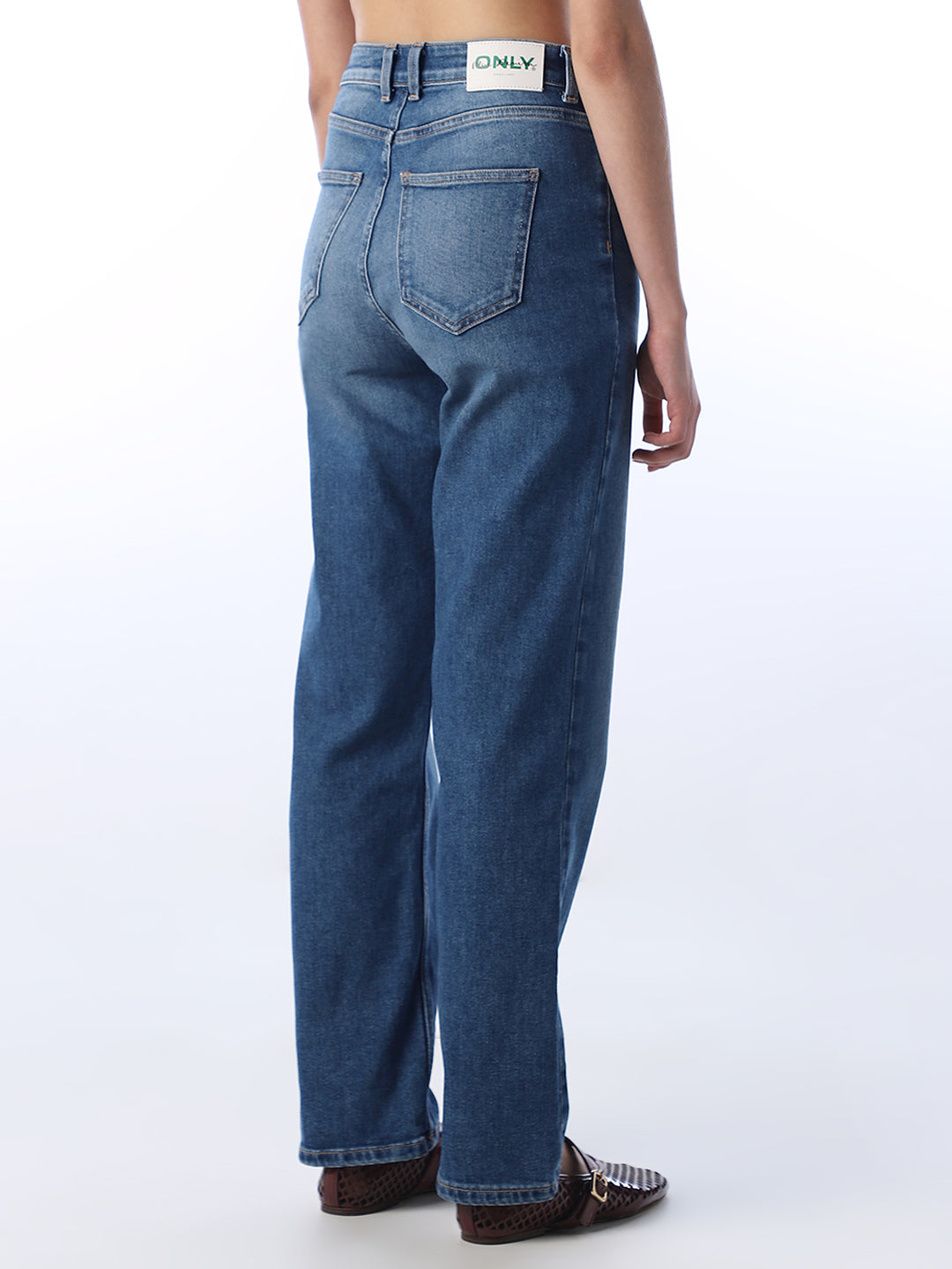 High Rise Troy Straight Fit Jeans
