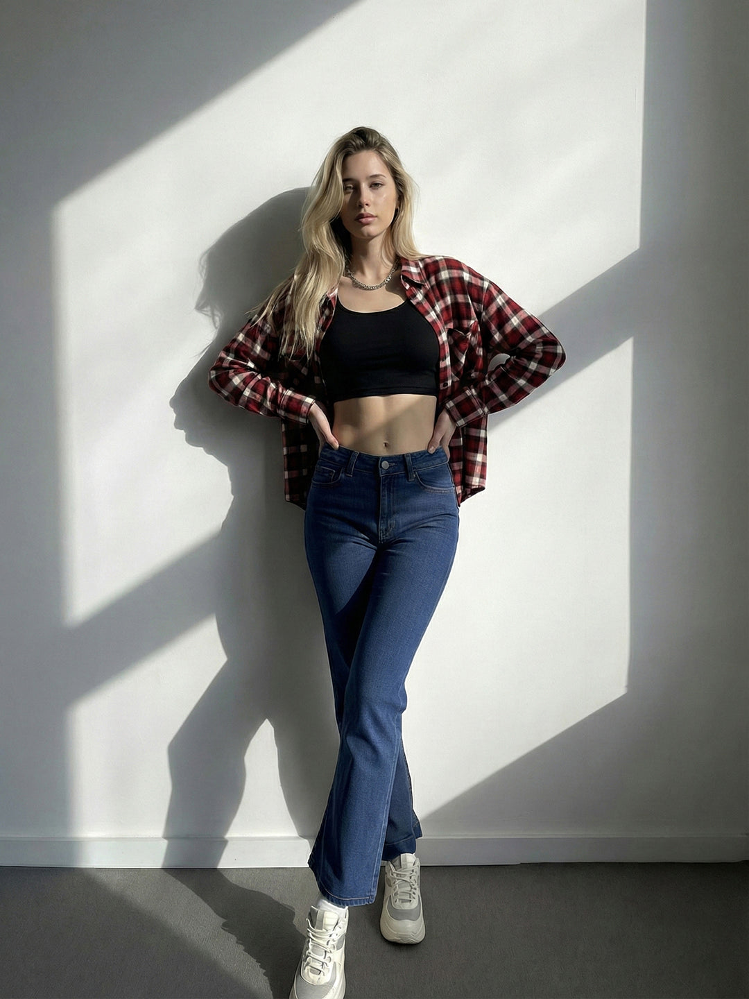 High Rise Troy Straight Fit Jeans