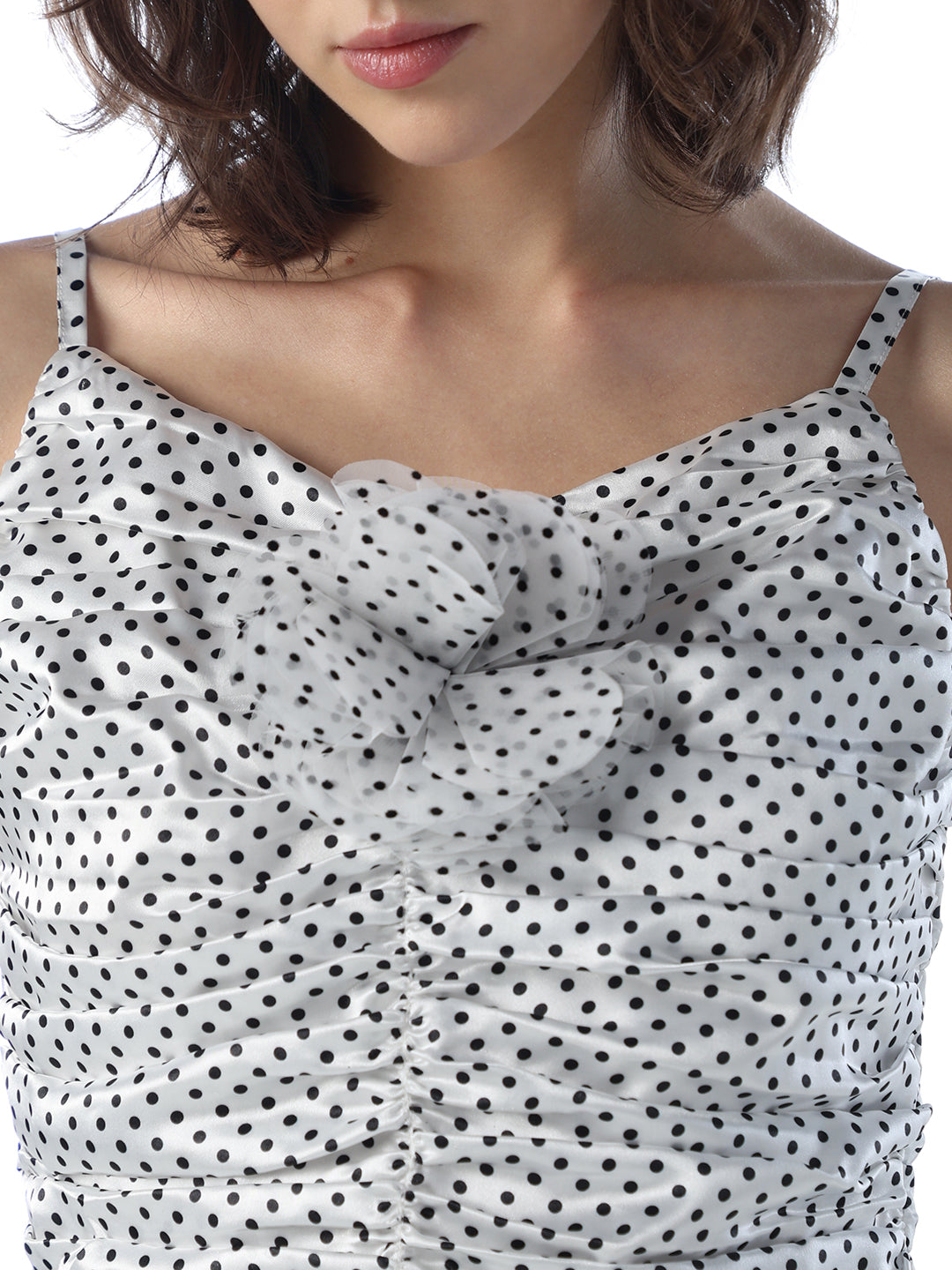 Polka Dot Cropped Top