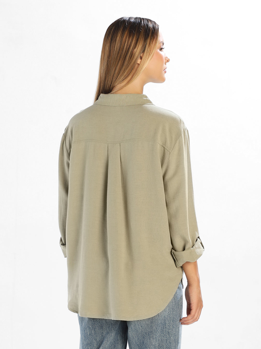 Linen Blend Regular Fit Shirt