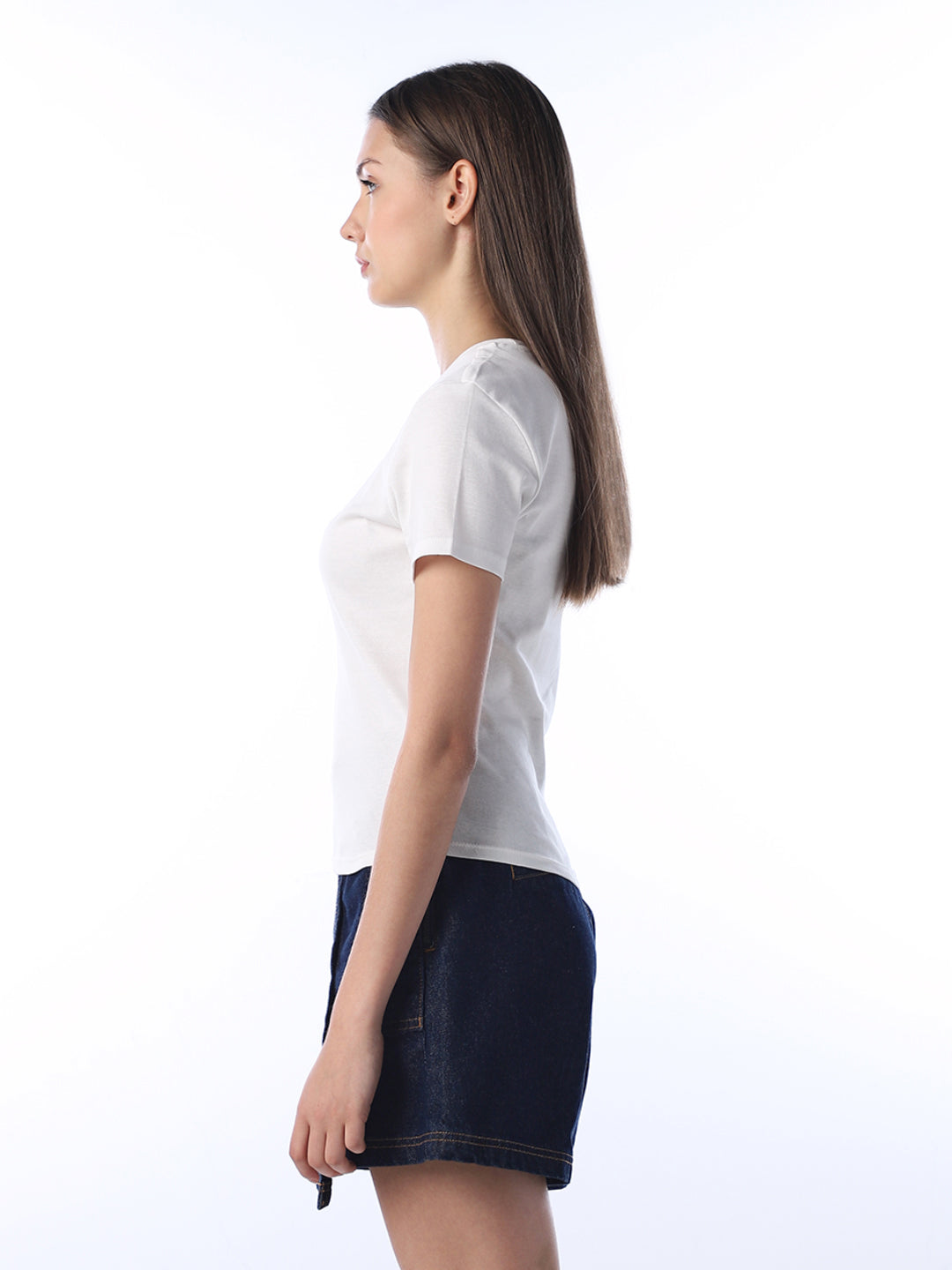 White Printed Organic Cotton T-shirt