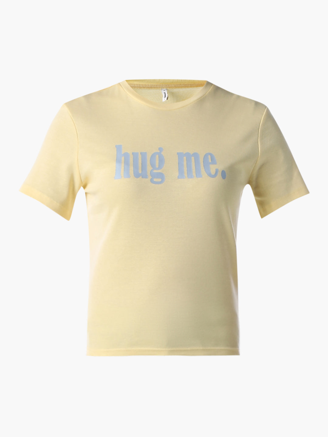 Yellow Printed Organic Cotton T-shirt