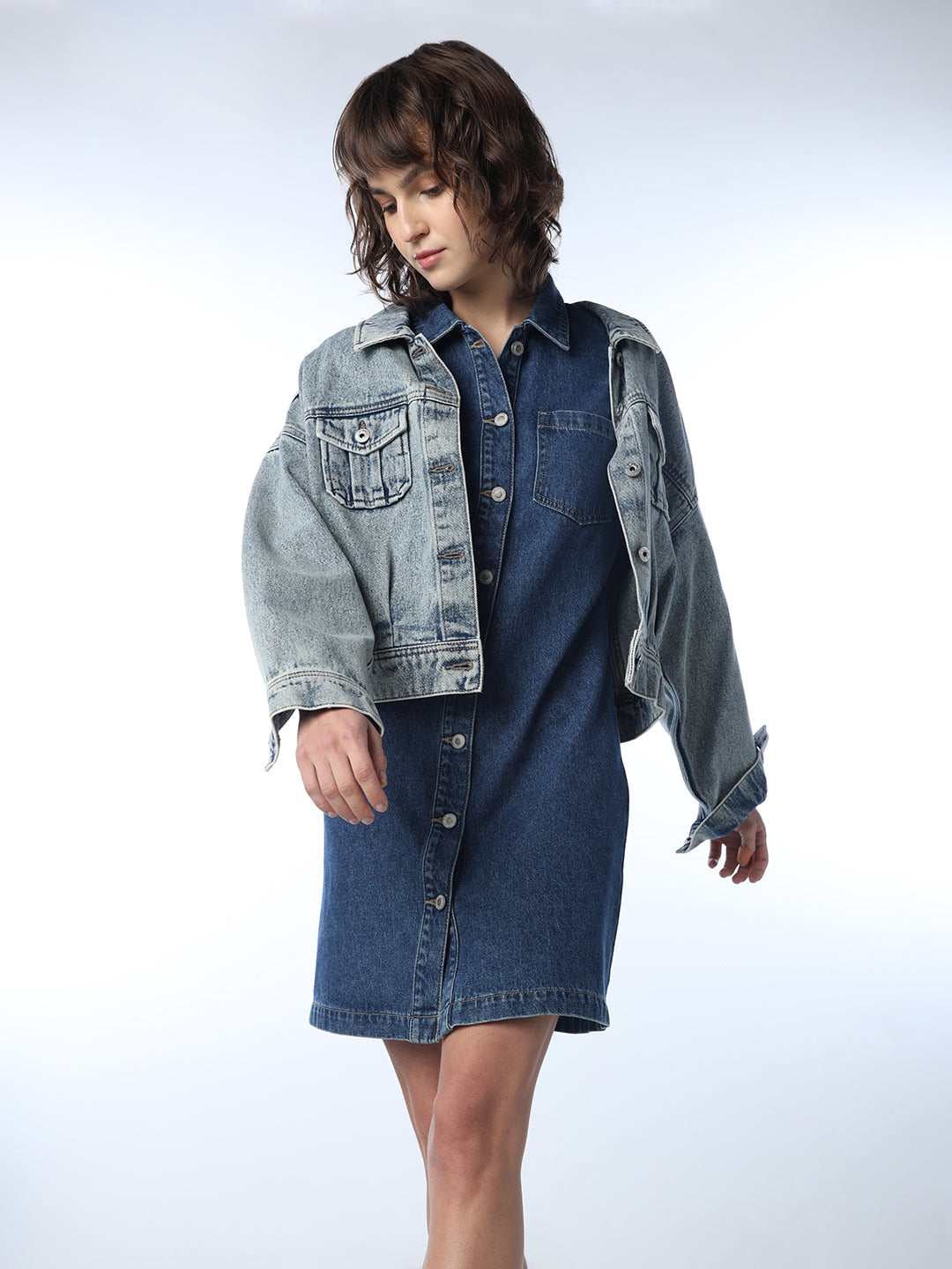 Denim Shirt Dress