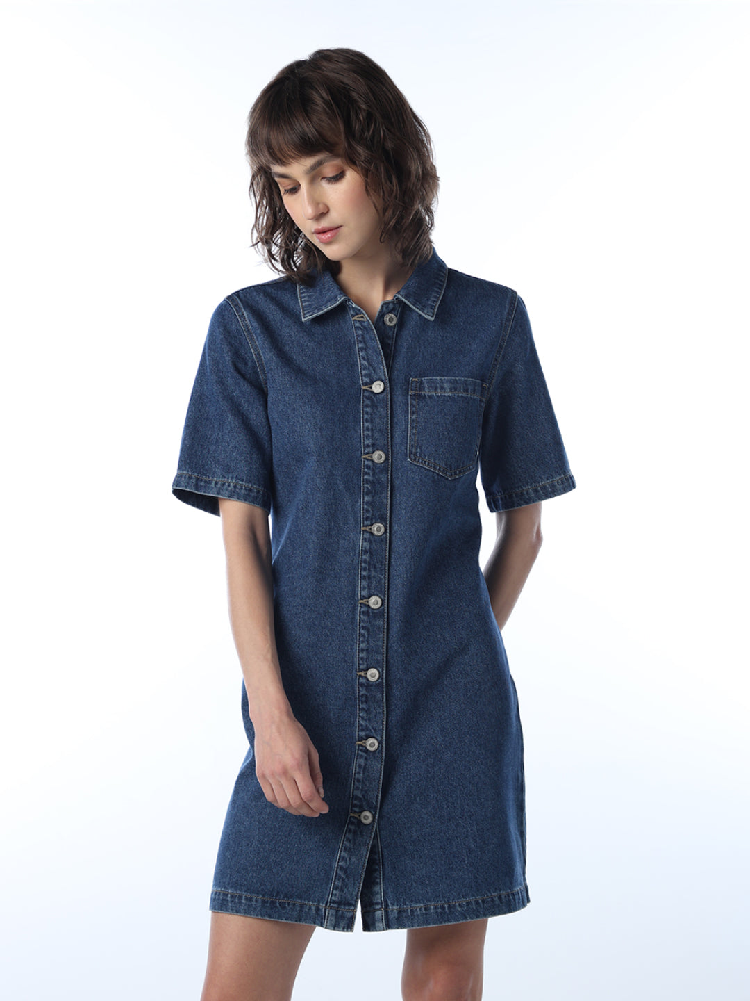 Denim Shirt Dress