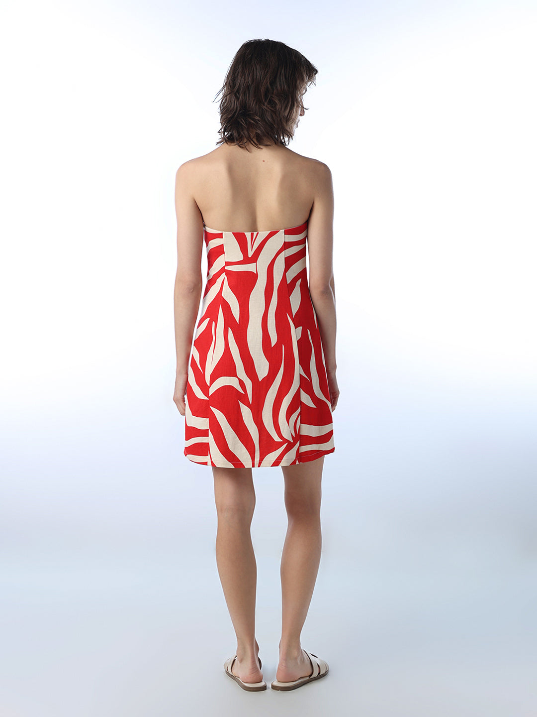 Printed Off-Shoulder Dress