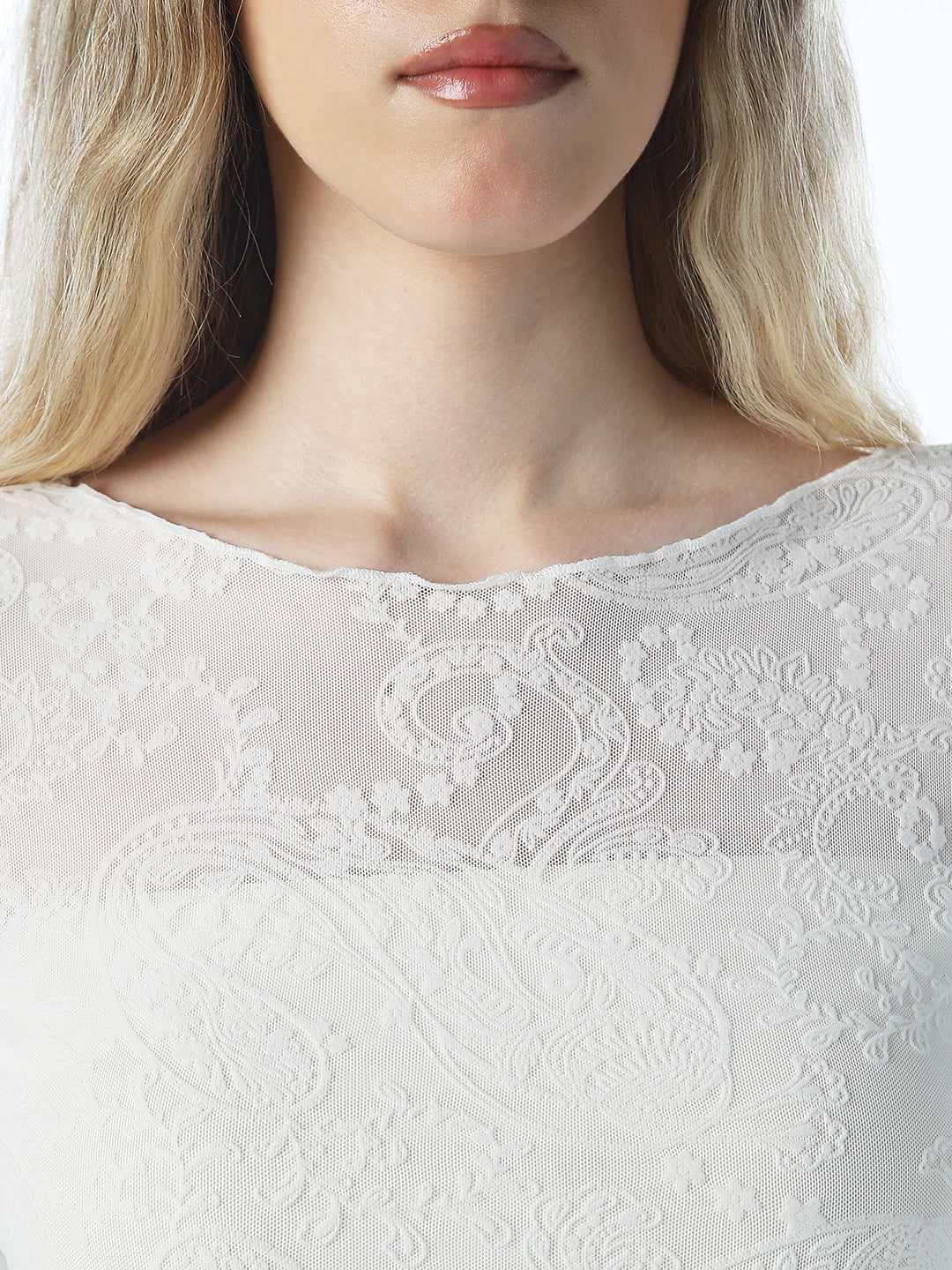 Boatneck Ruching Top