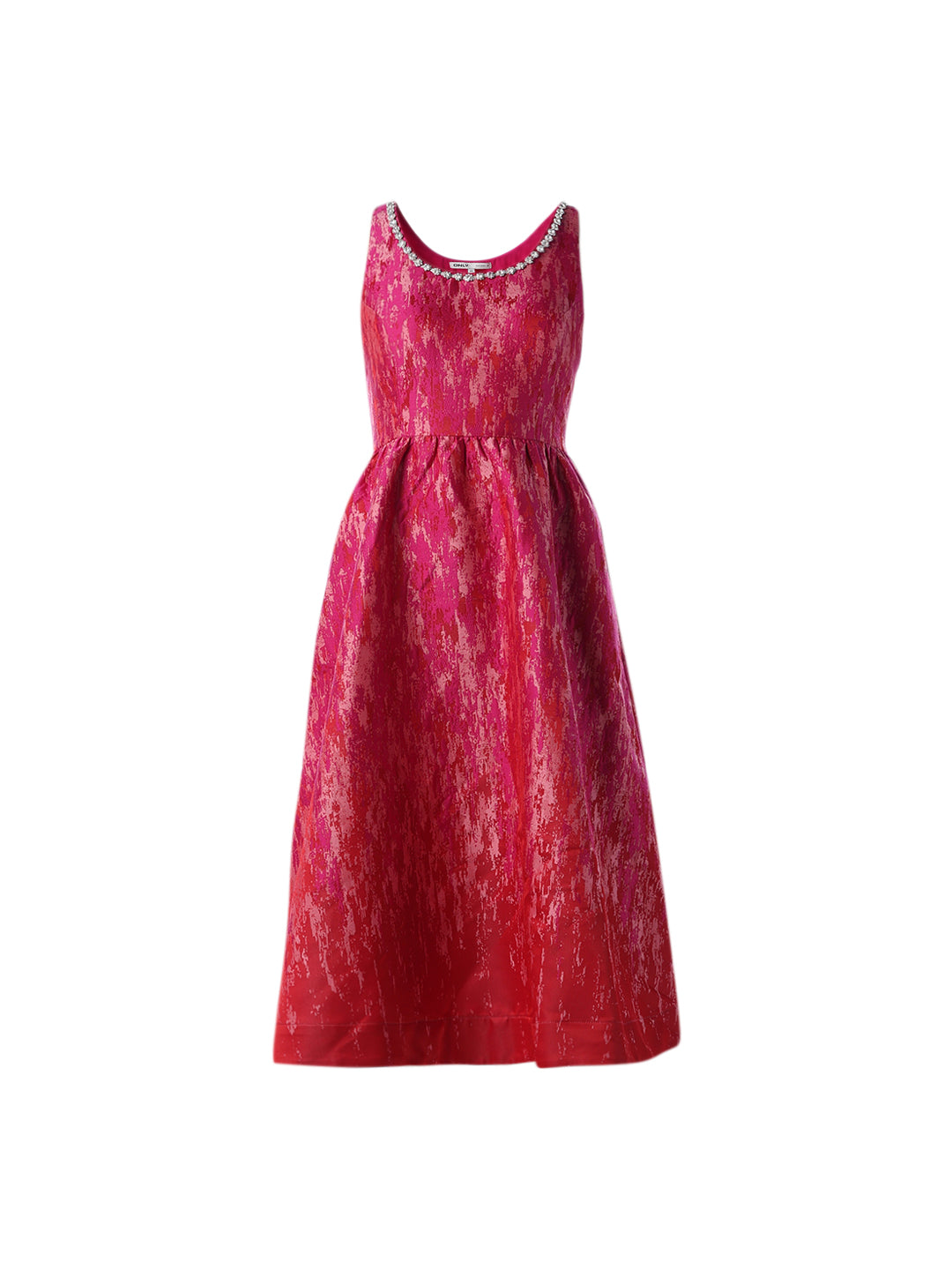 Embellished Ombre Midi Dress