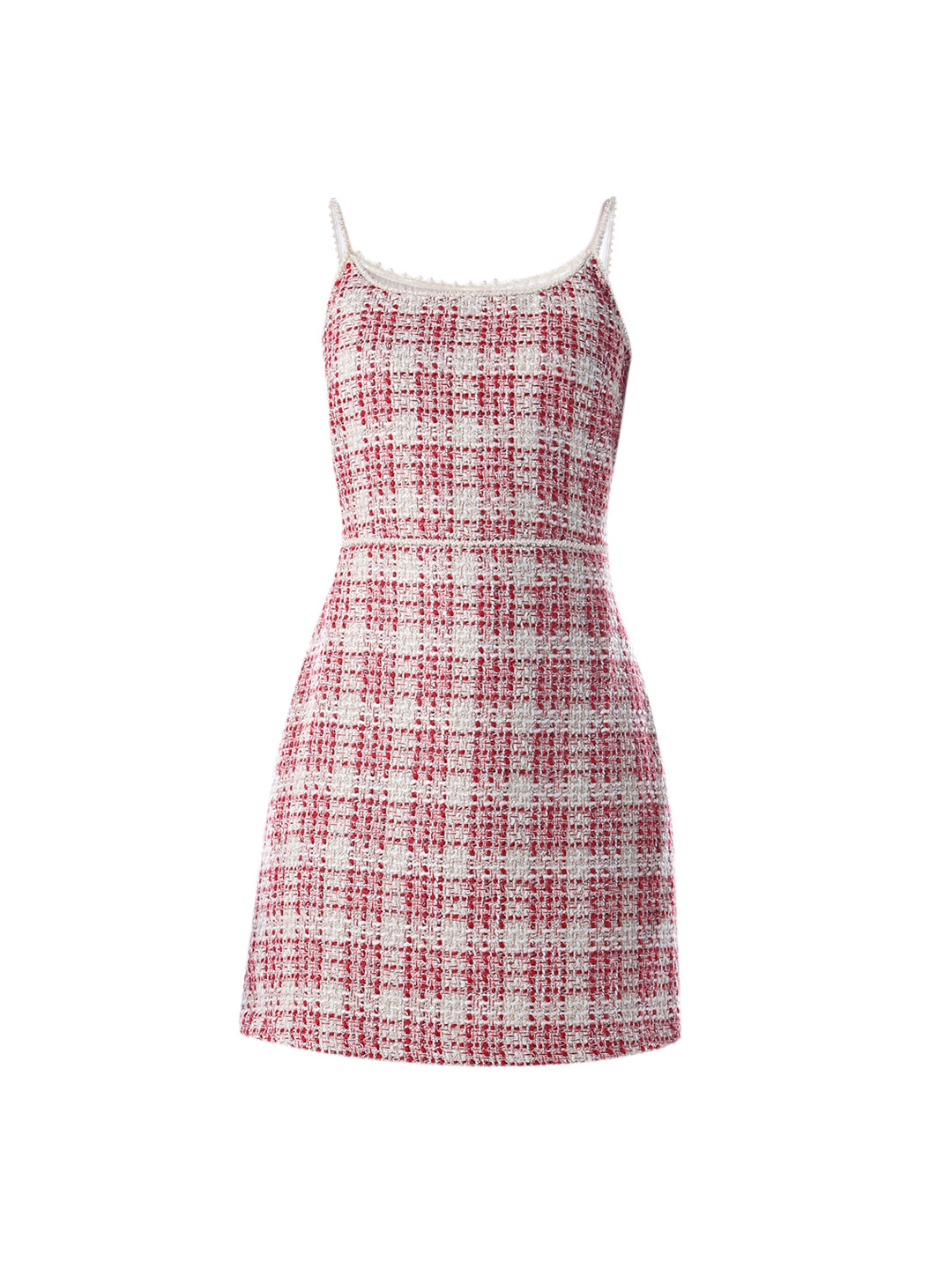 Strappy Bouclé Dress