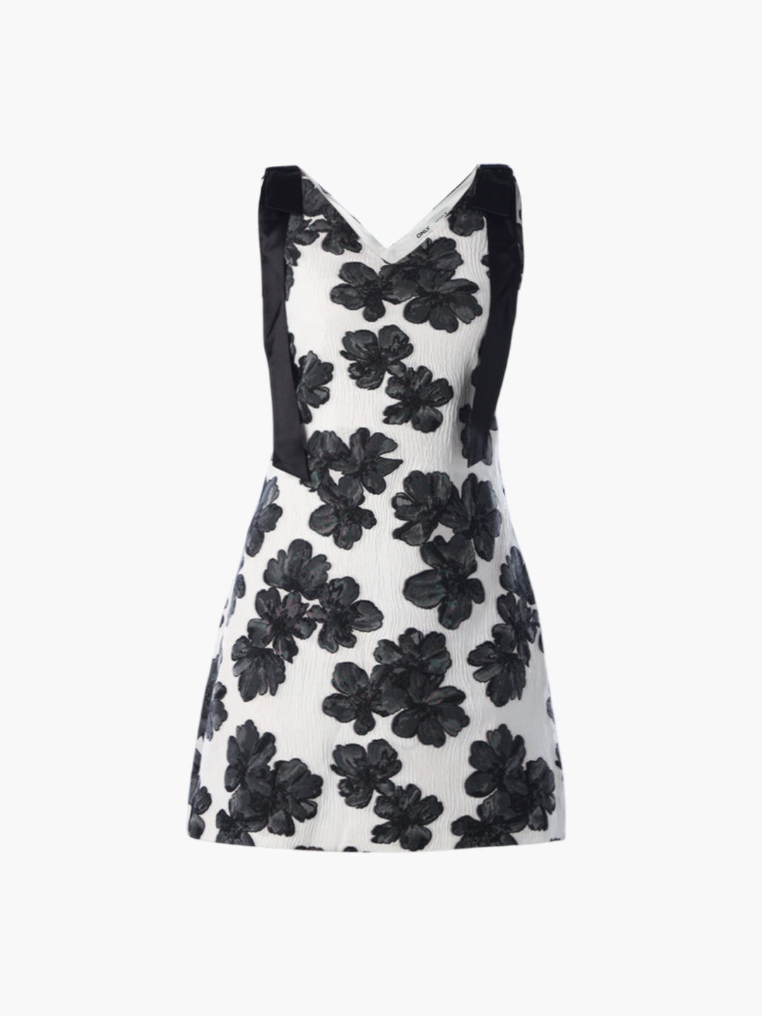 Floral Textured Short Dress