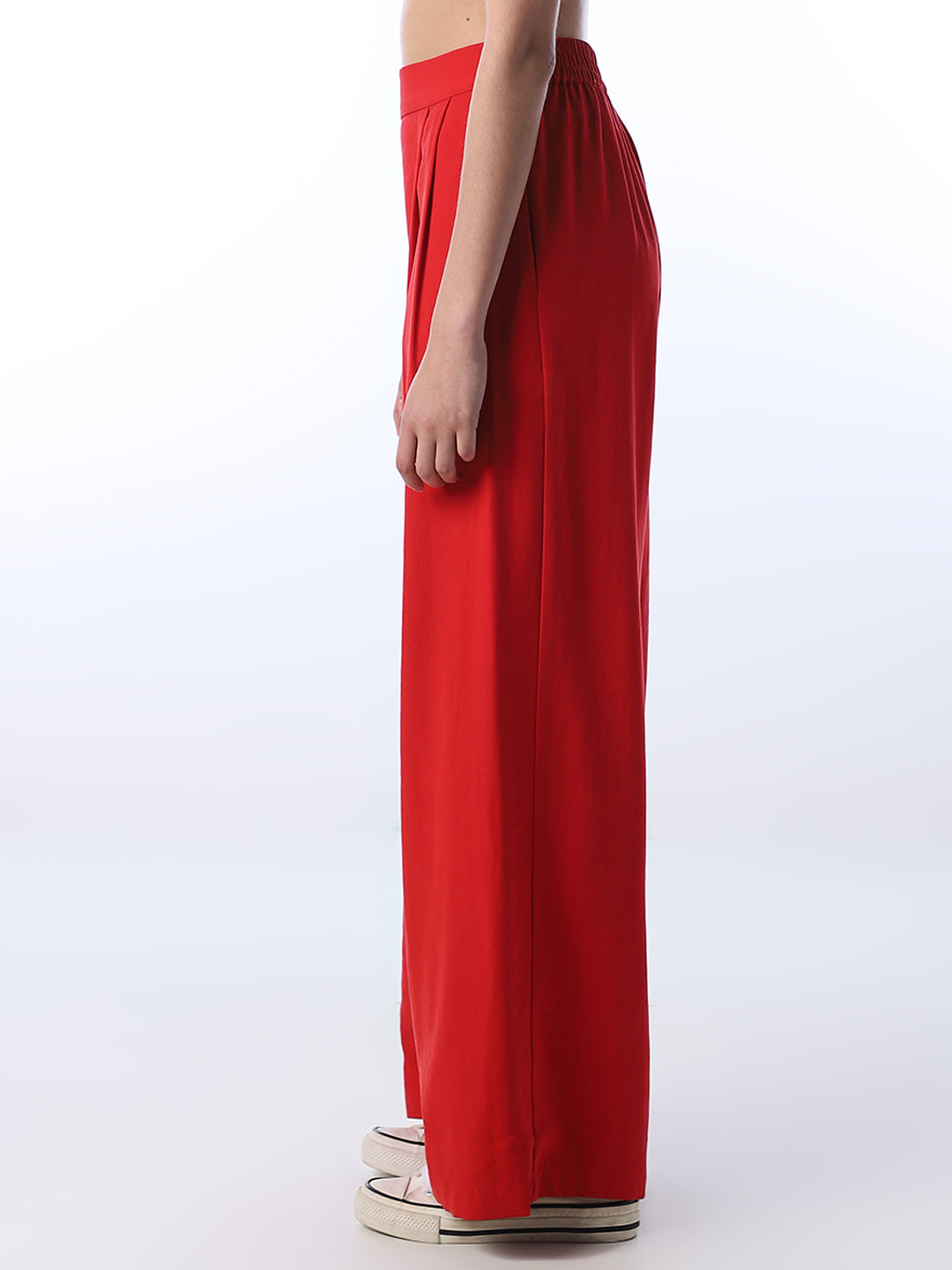 Pleated Wide Leg Pants